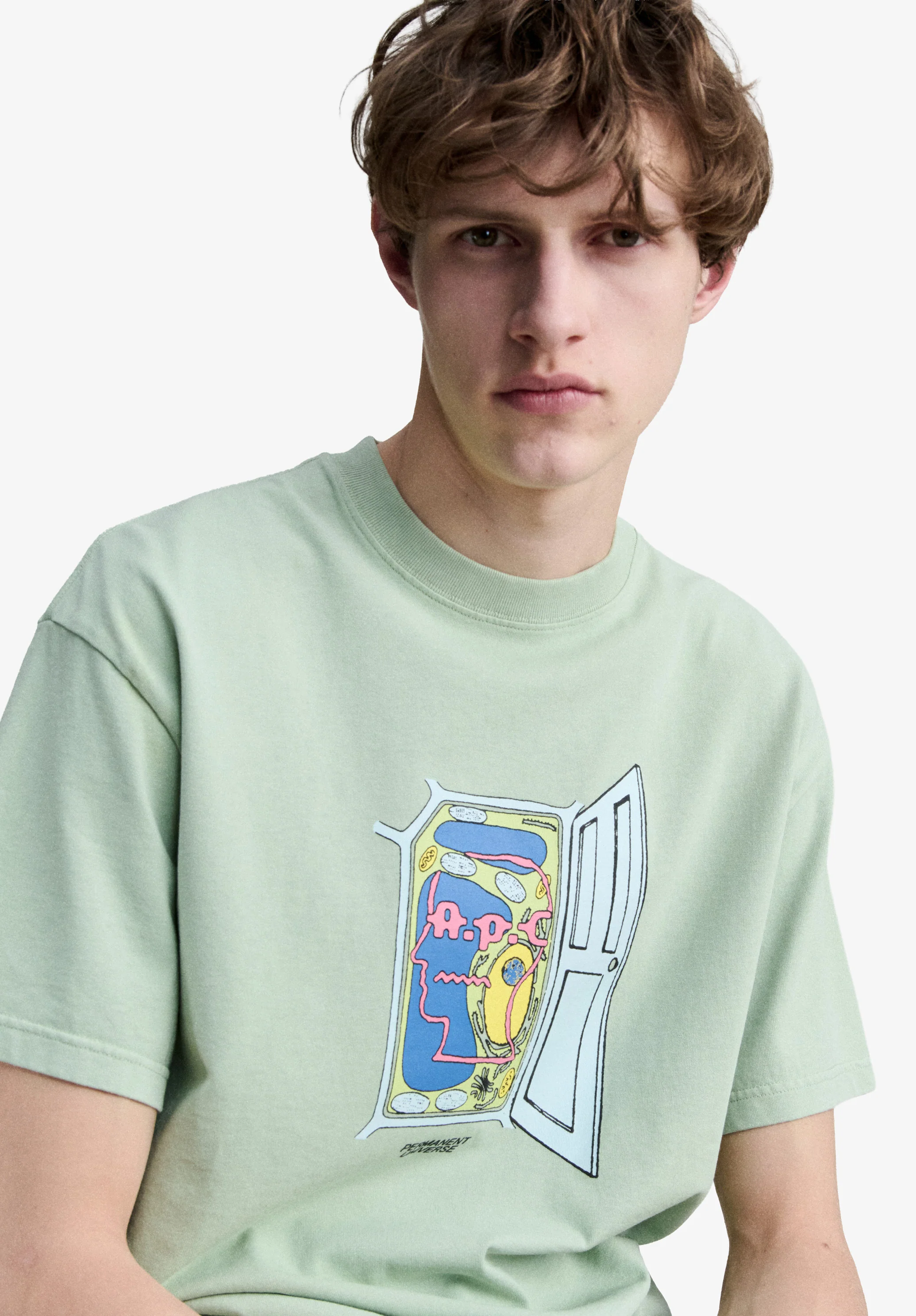 A.P.C. x Brain Dead Permanent Universe T-shirt