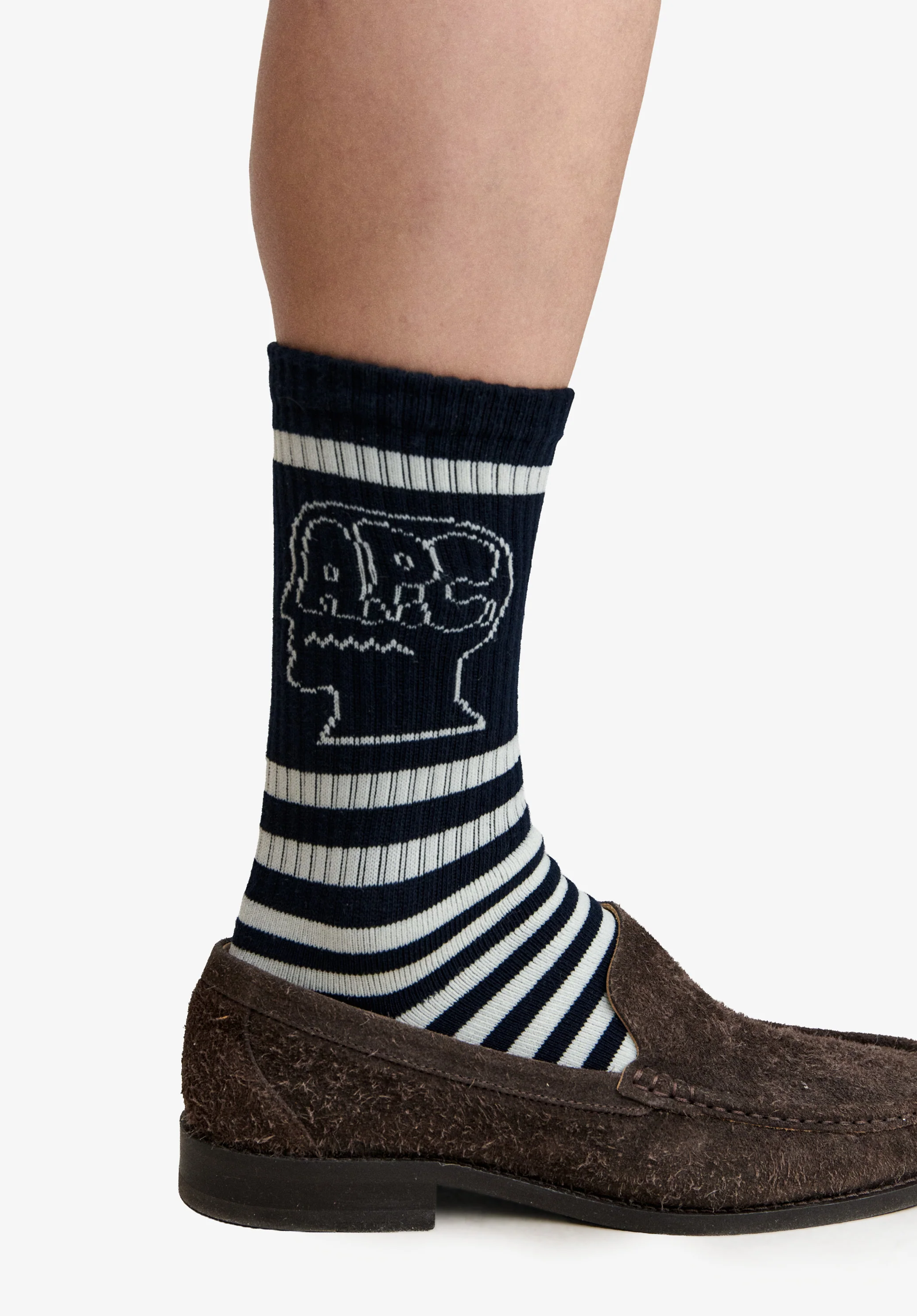 A.P.C. x Brain Dead Striped socks