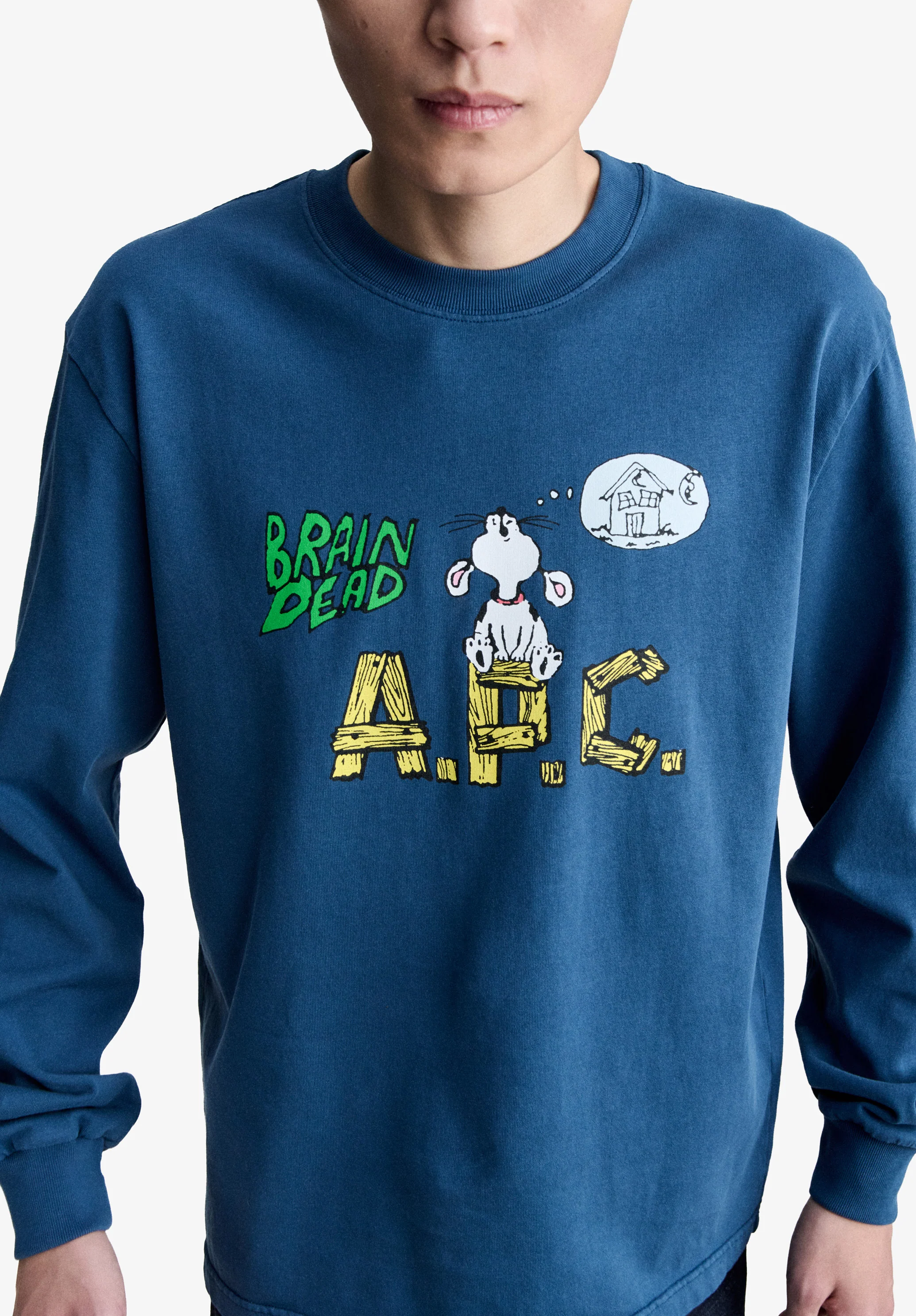 A.P.C. x Brain Dead Homesick long-sleeve T-shirt