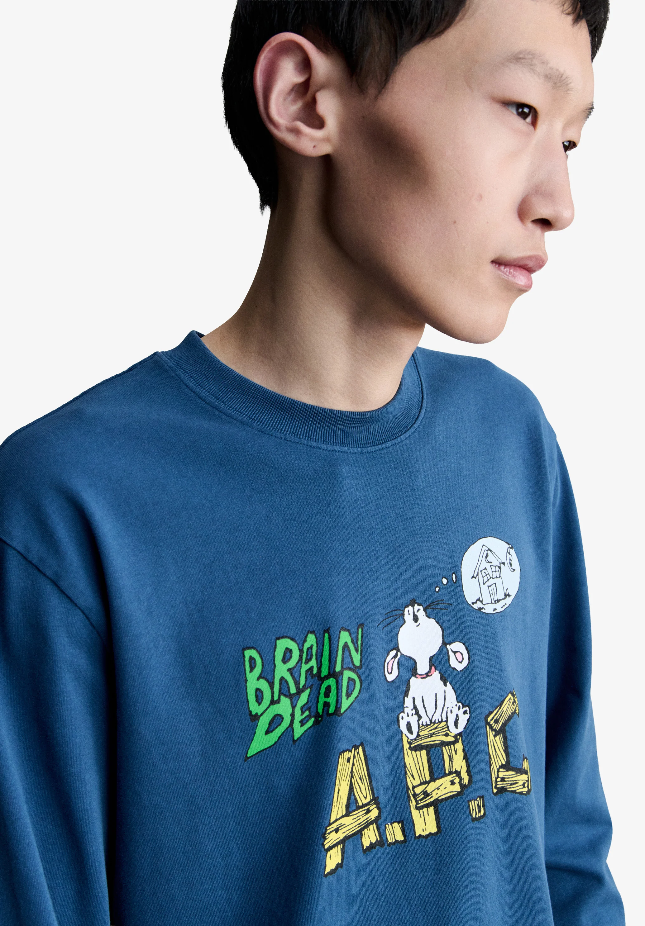 A.P.C. x Brain Dead Homesick long-sleeve T-shirt