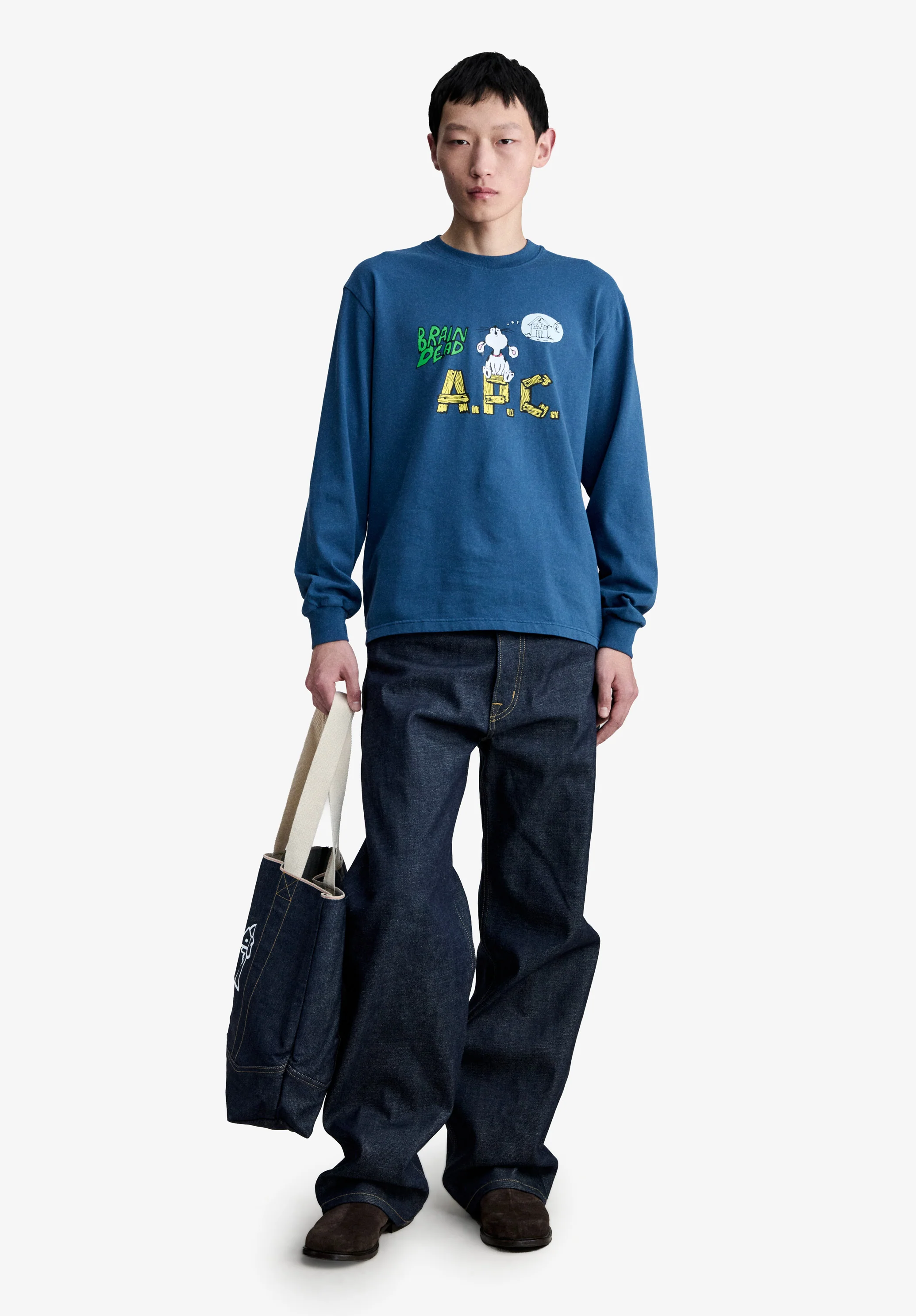 A.P.C. x Brain Dead Homesick long-sleeve T-shirt