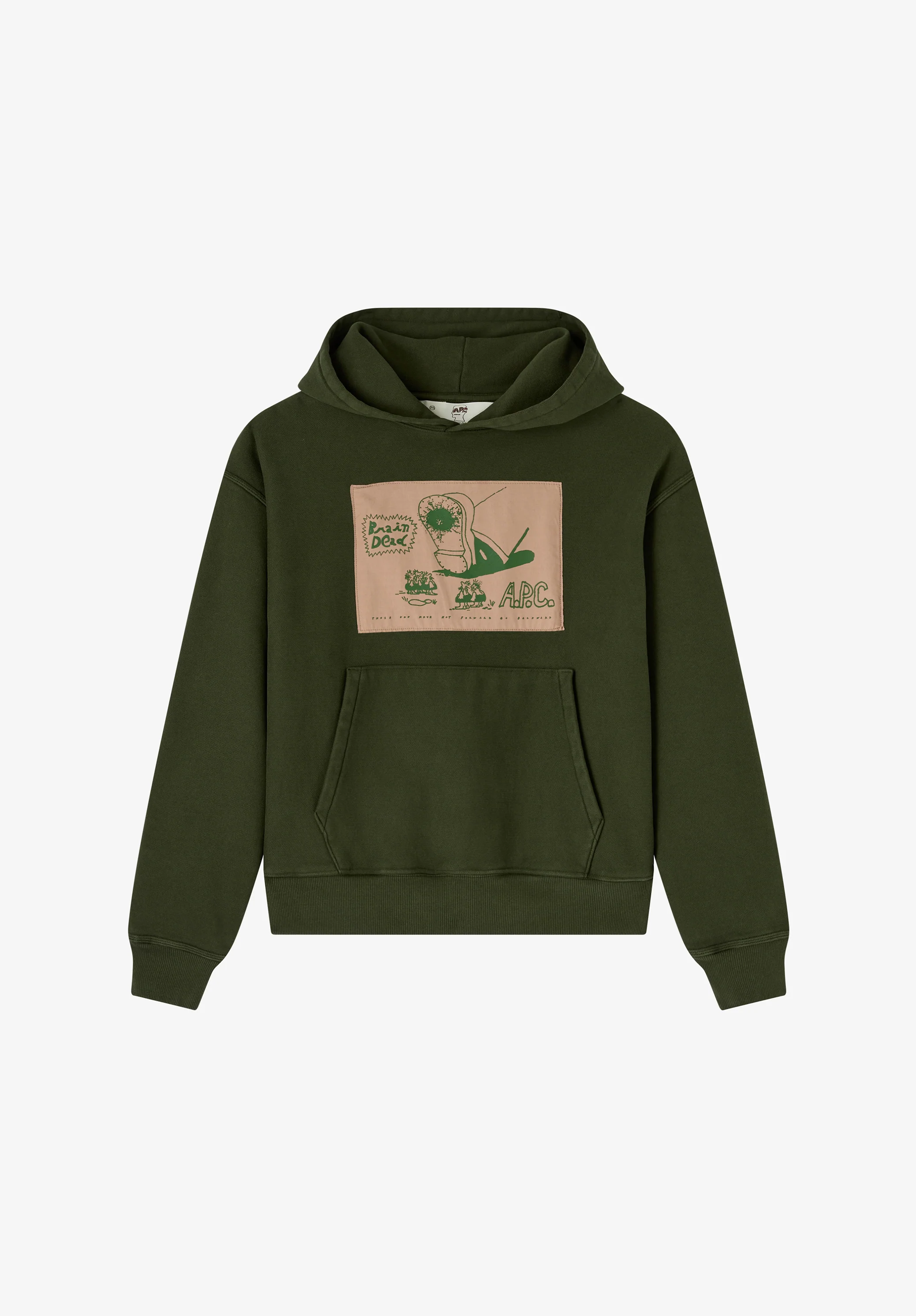 A.P.C. x Brain Dead Stomp hoodie