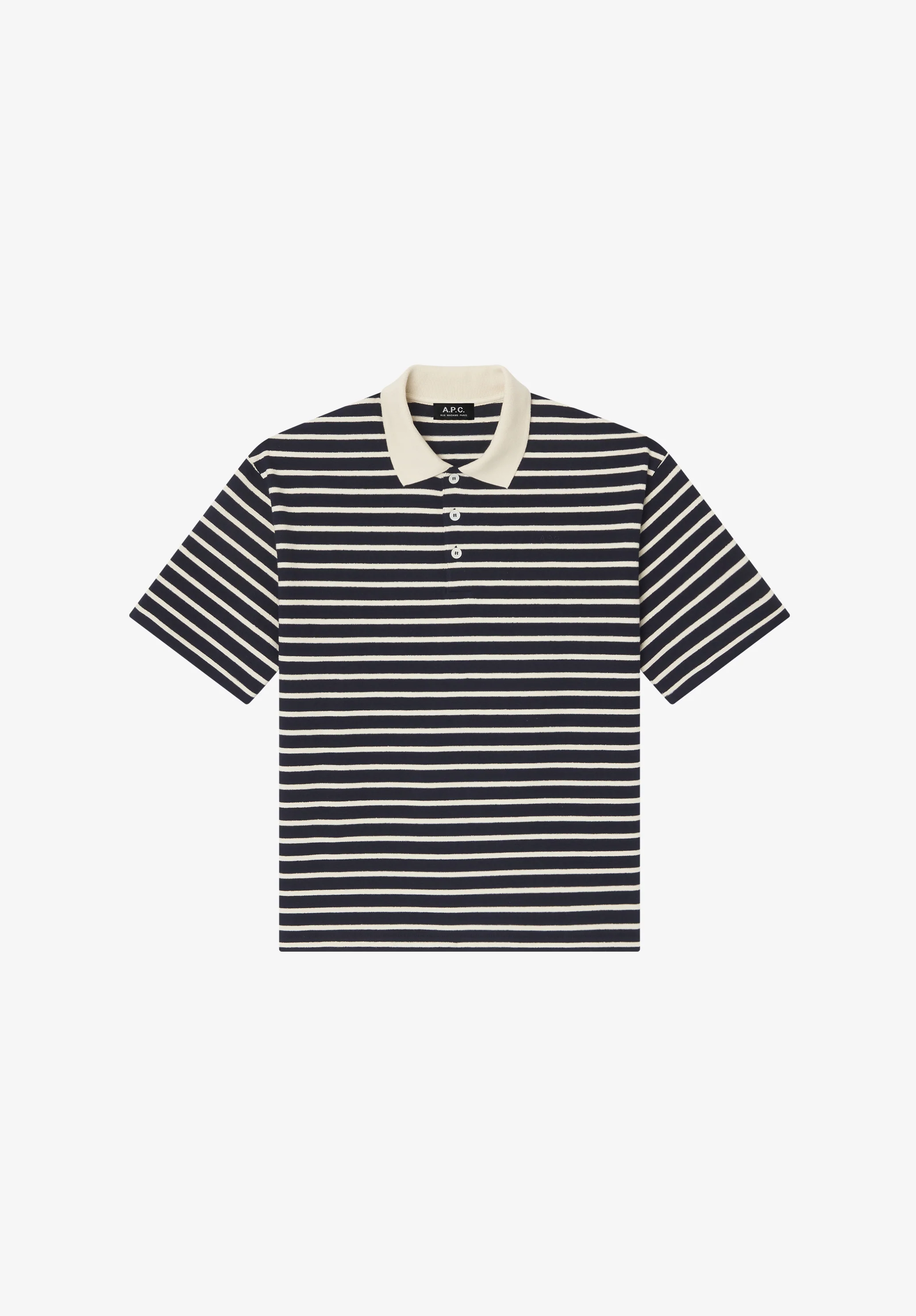 Striped polo shirt