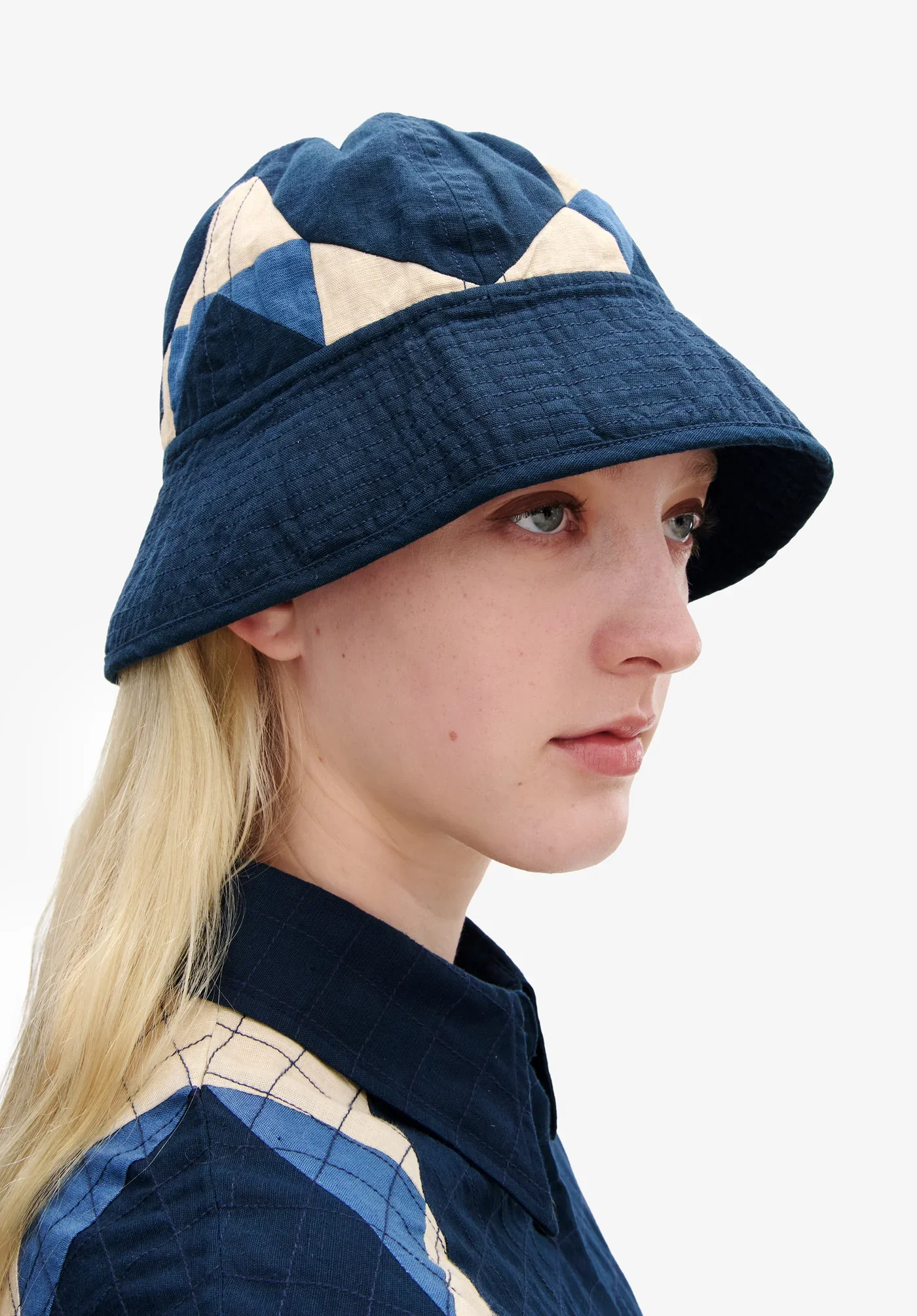Quilted bucket hat
