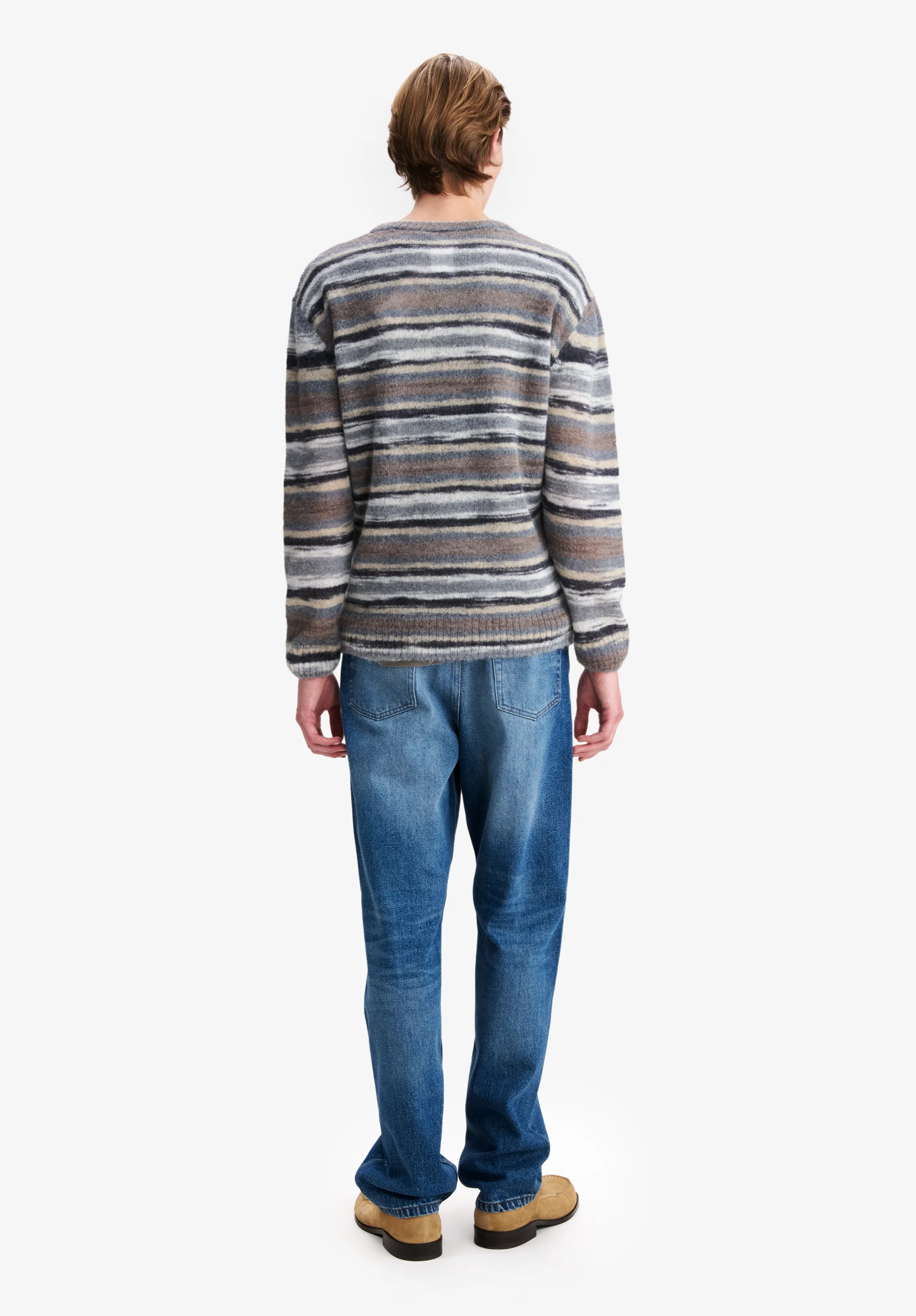 Striped Alpaca Sweater