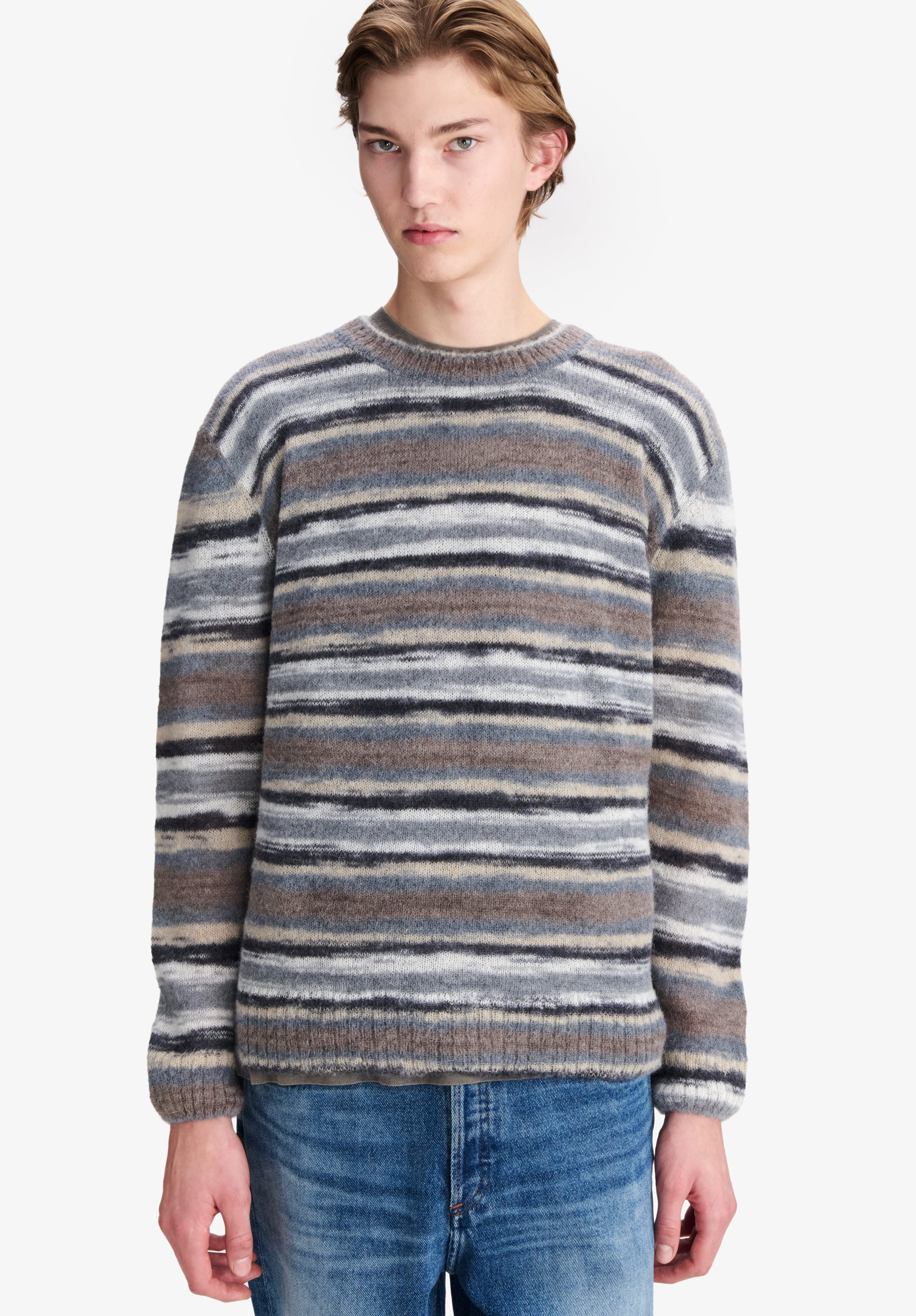 Striped Alpaca Sweater