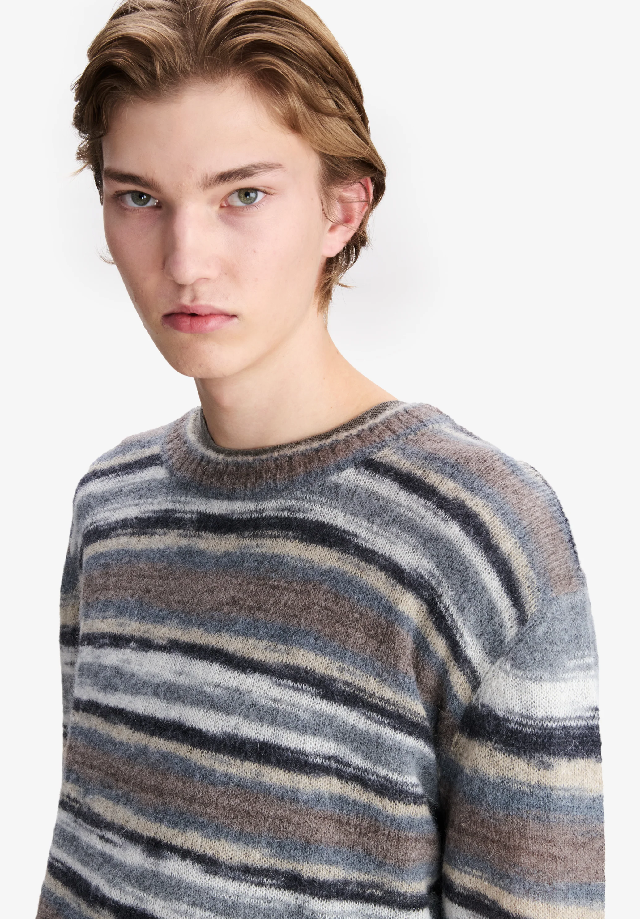 Striped Alpaca Sweater