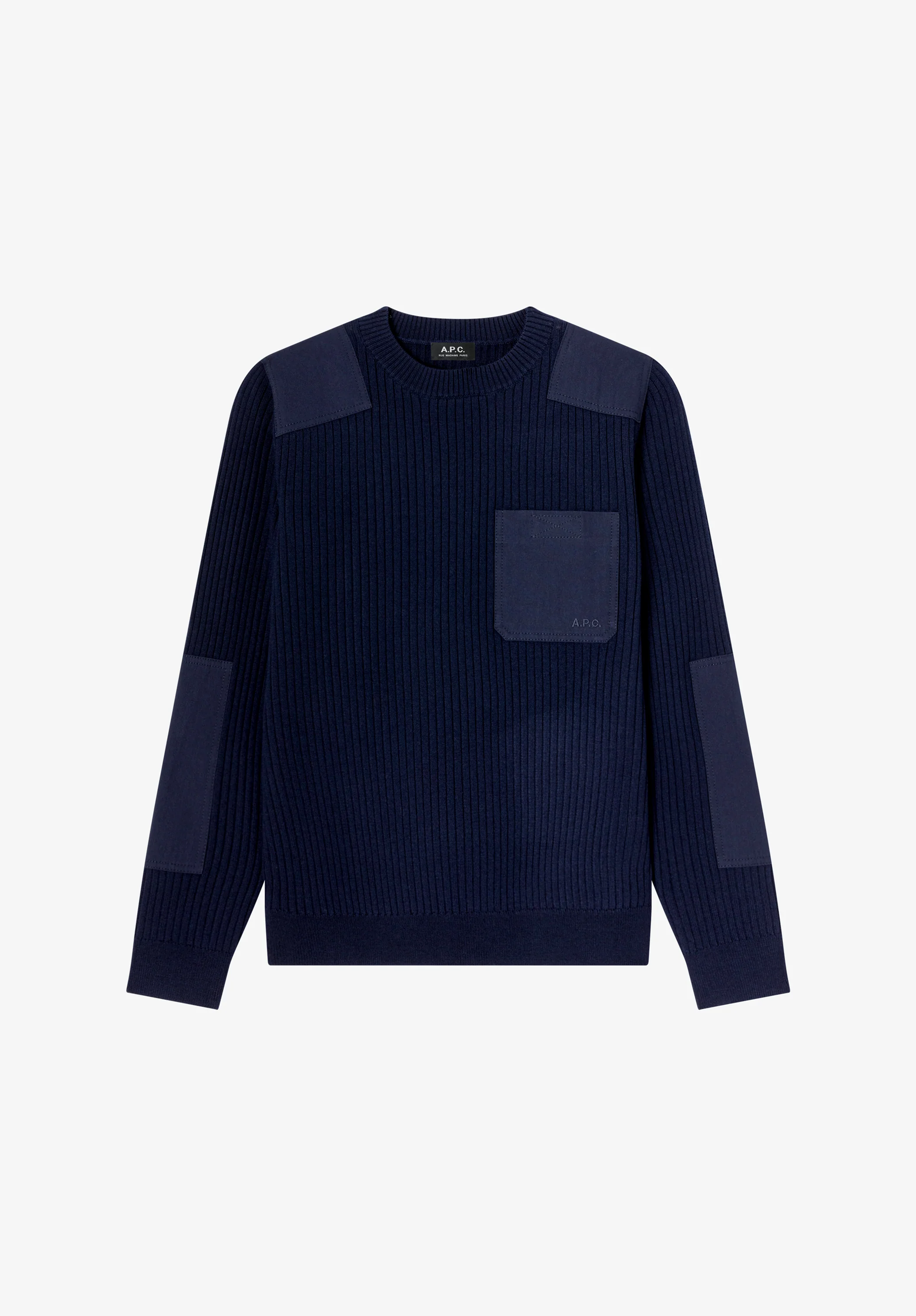Merino Wool Military Sweater
