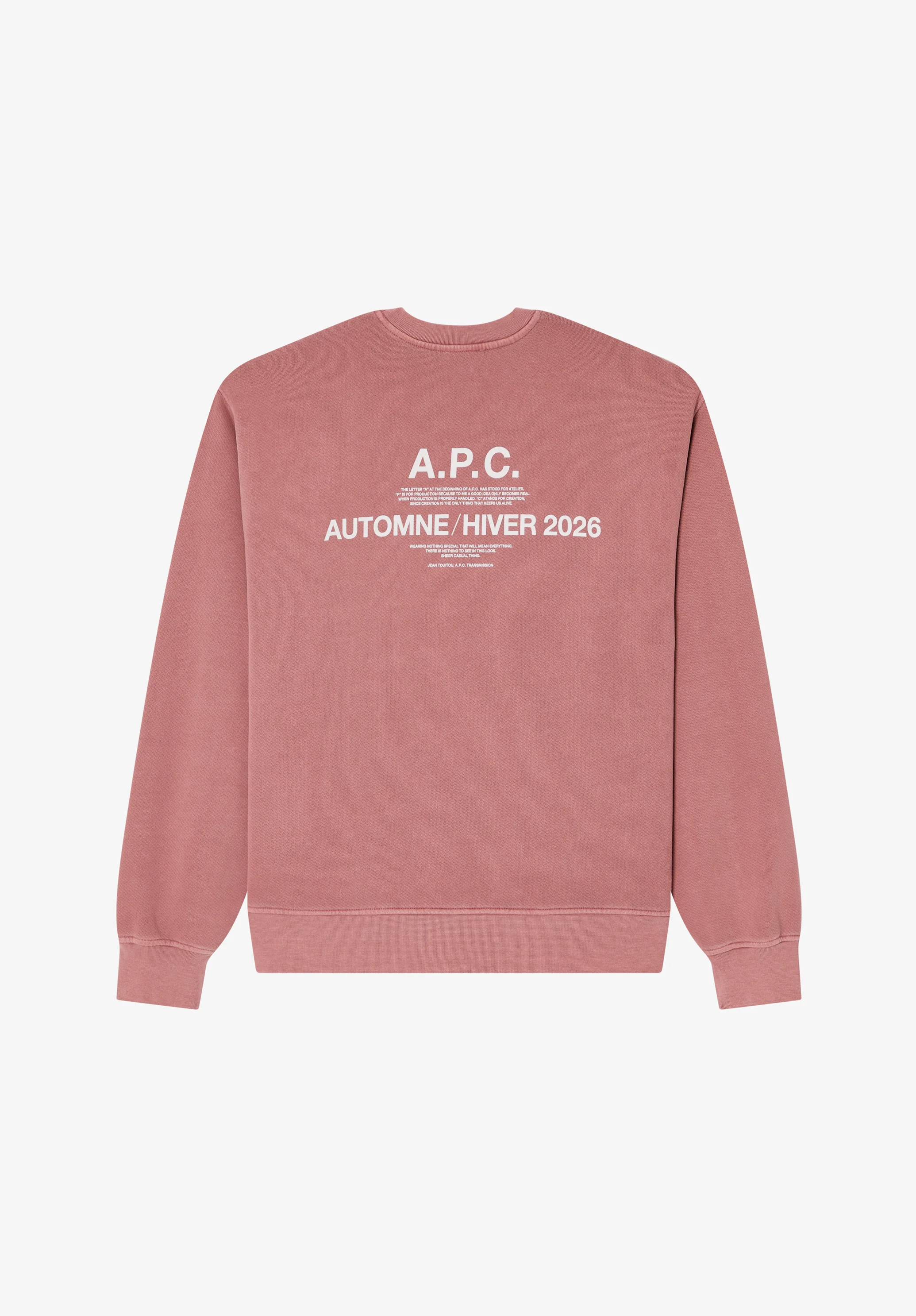 Boxy A.P.C. Autumn 26 Sweatshirt