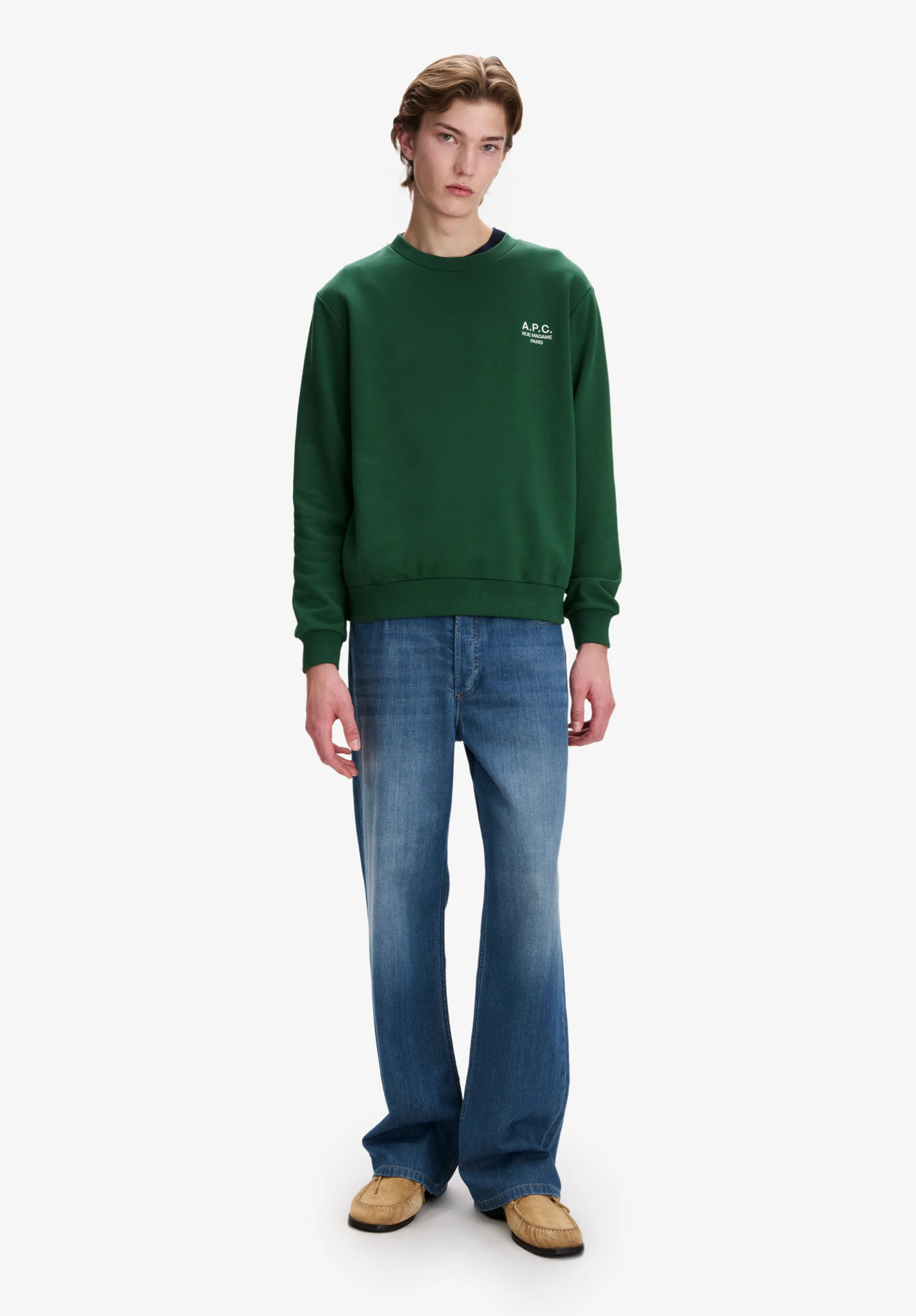 Sweatshirt With A.P.C. Rue Madame Logo (M)