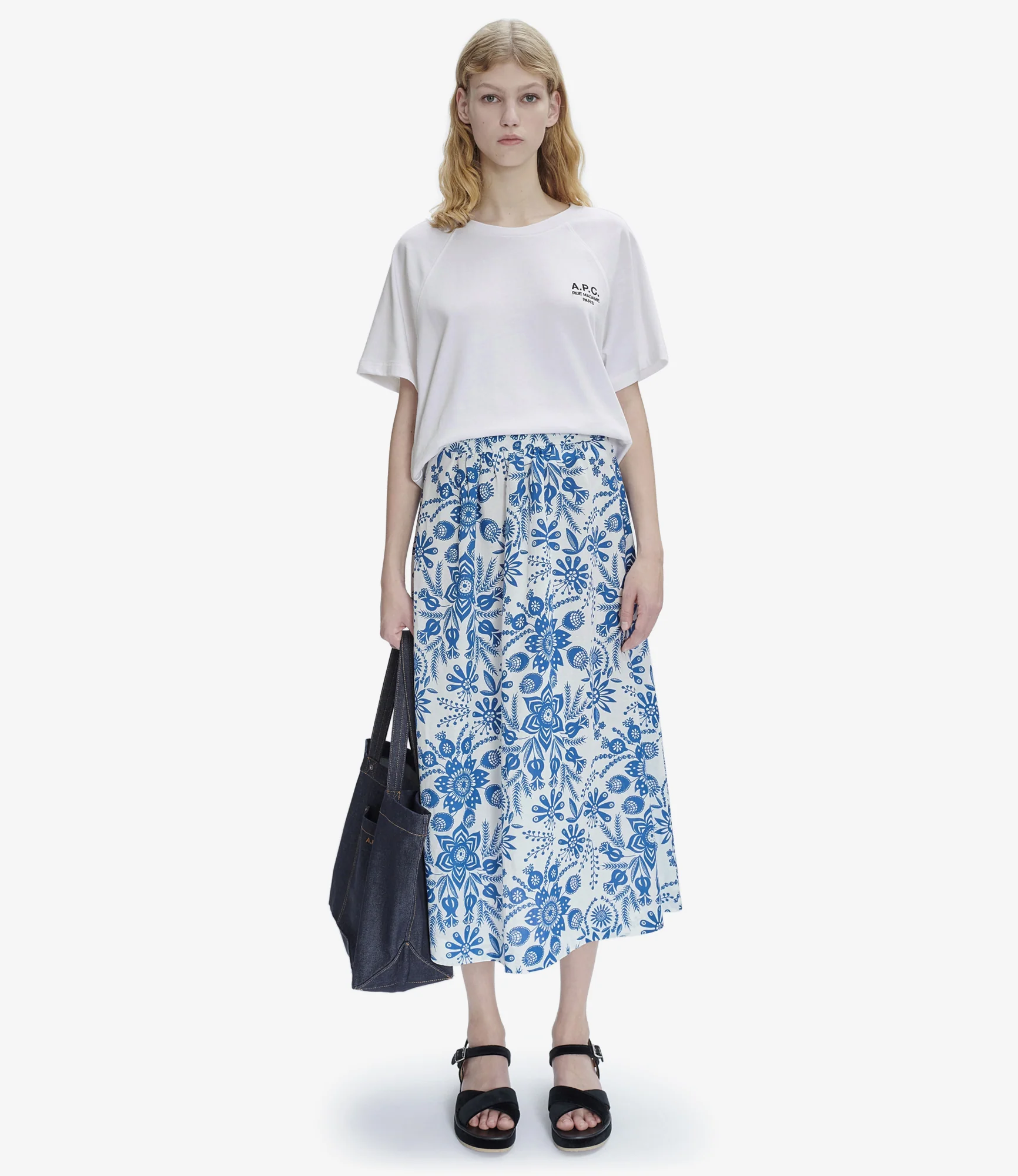 Long Ravenna skirt