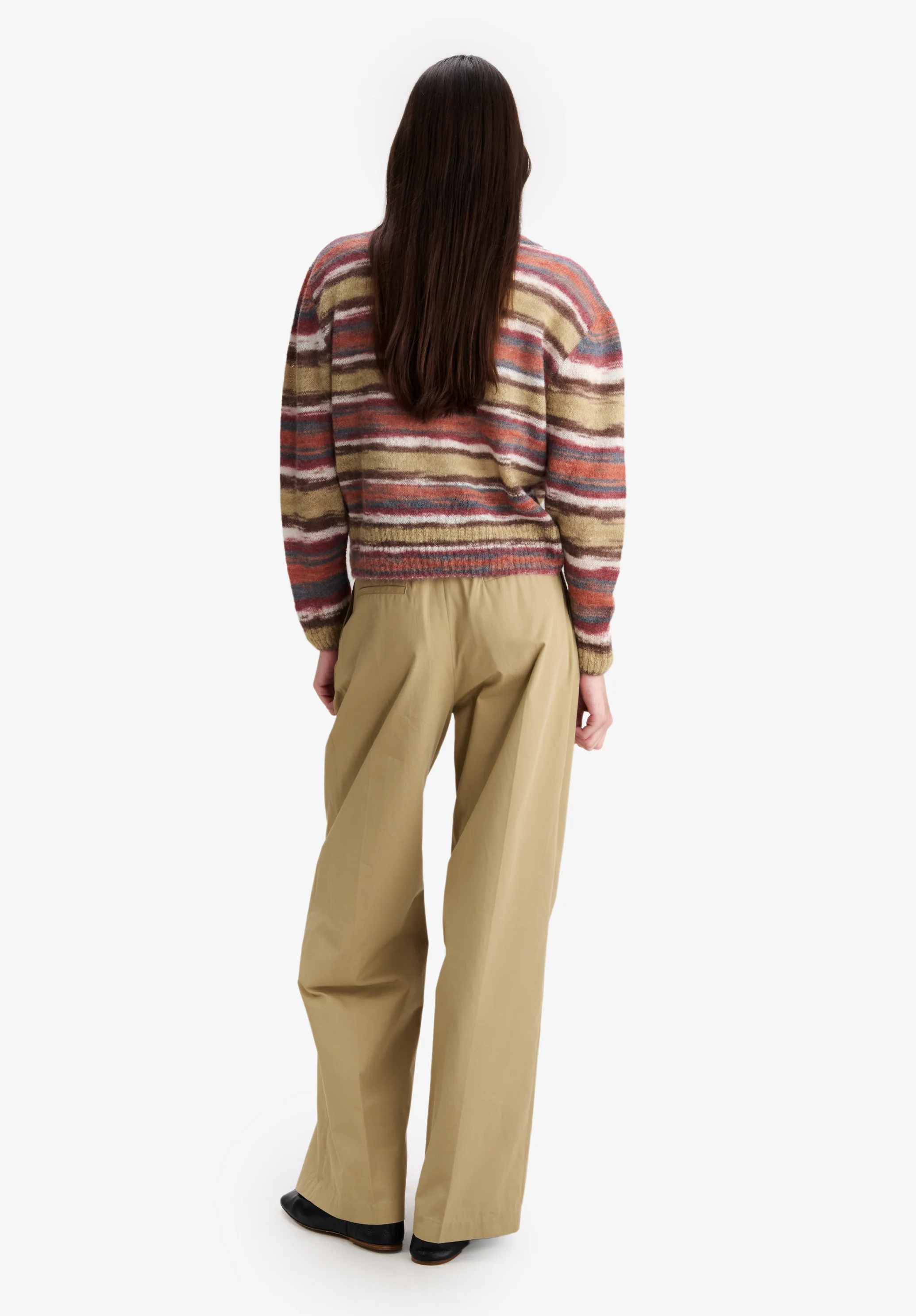 Striped Alpaca Sweater