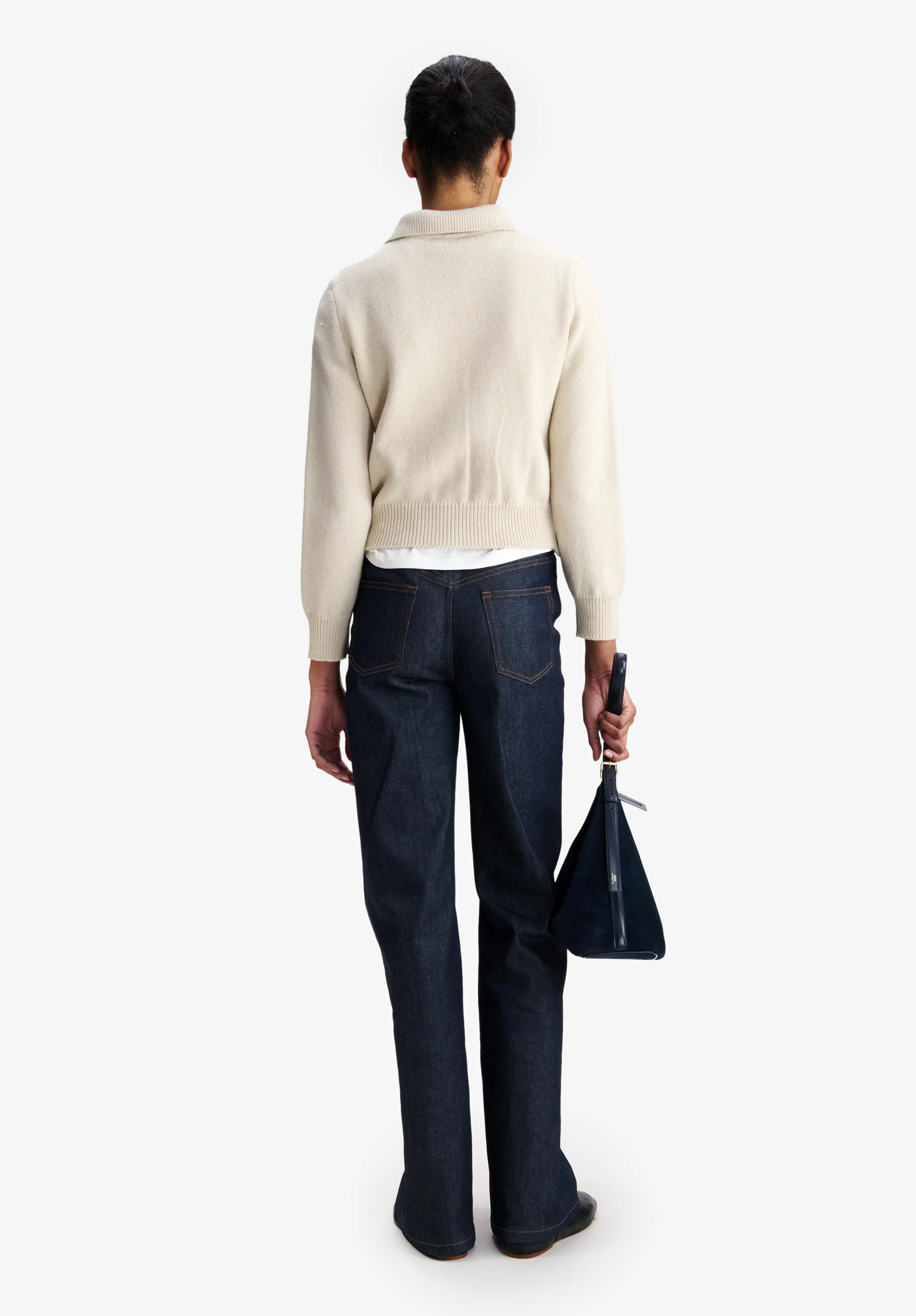 Wool Collared Cardigan