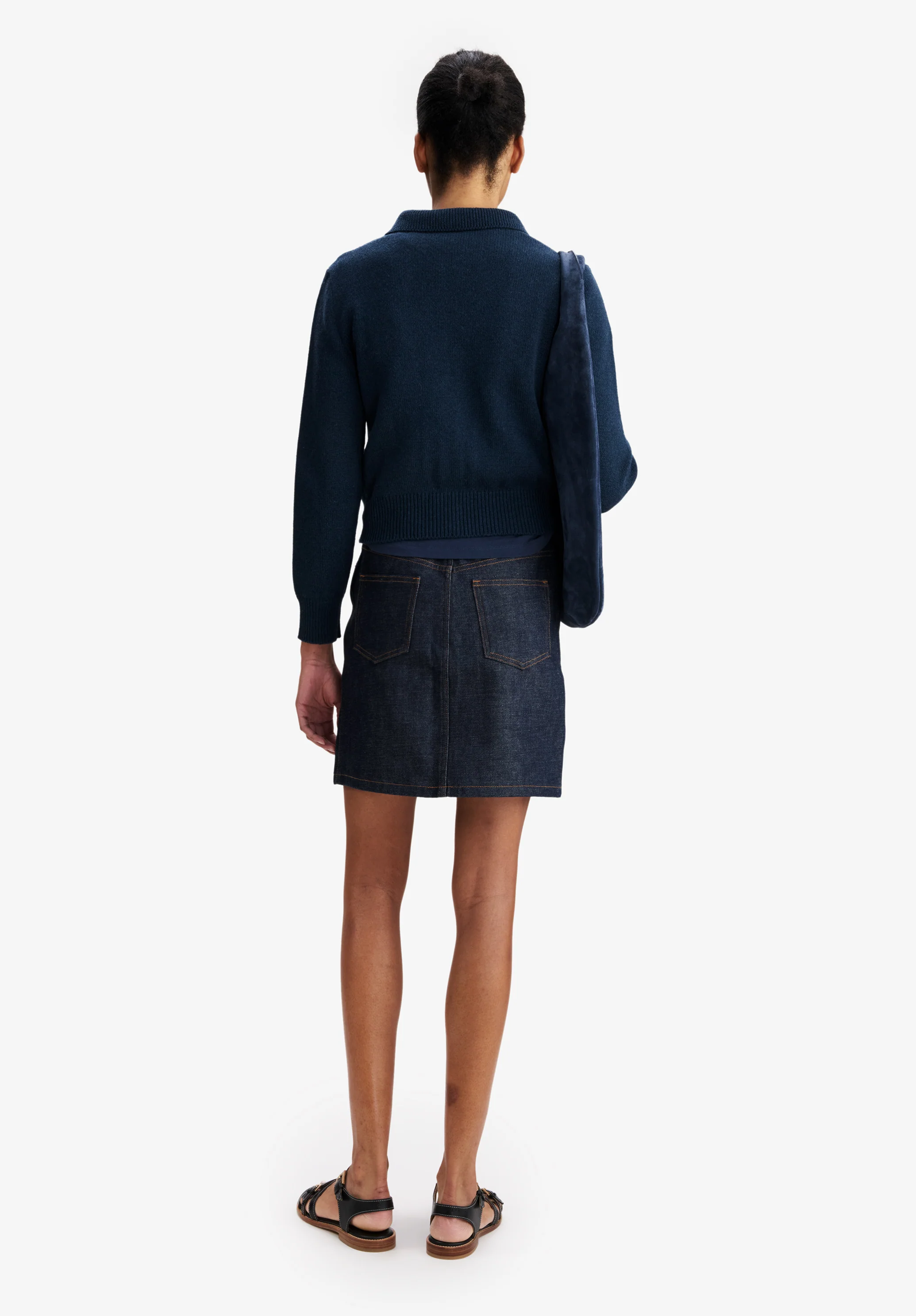 Wool Collared Cardigan