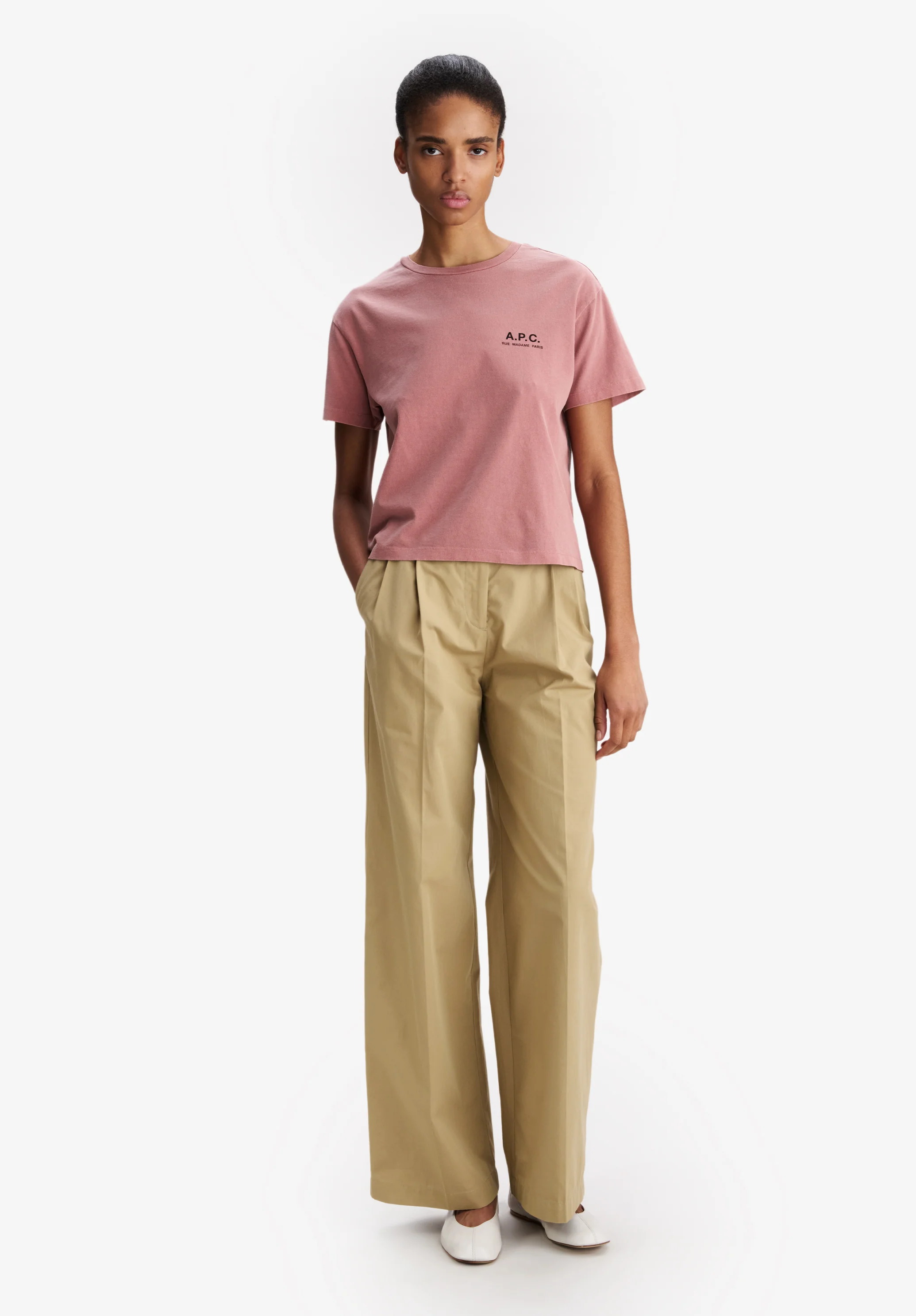 T-Shirt With A.P.C. Rue Madame Logo