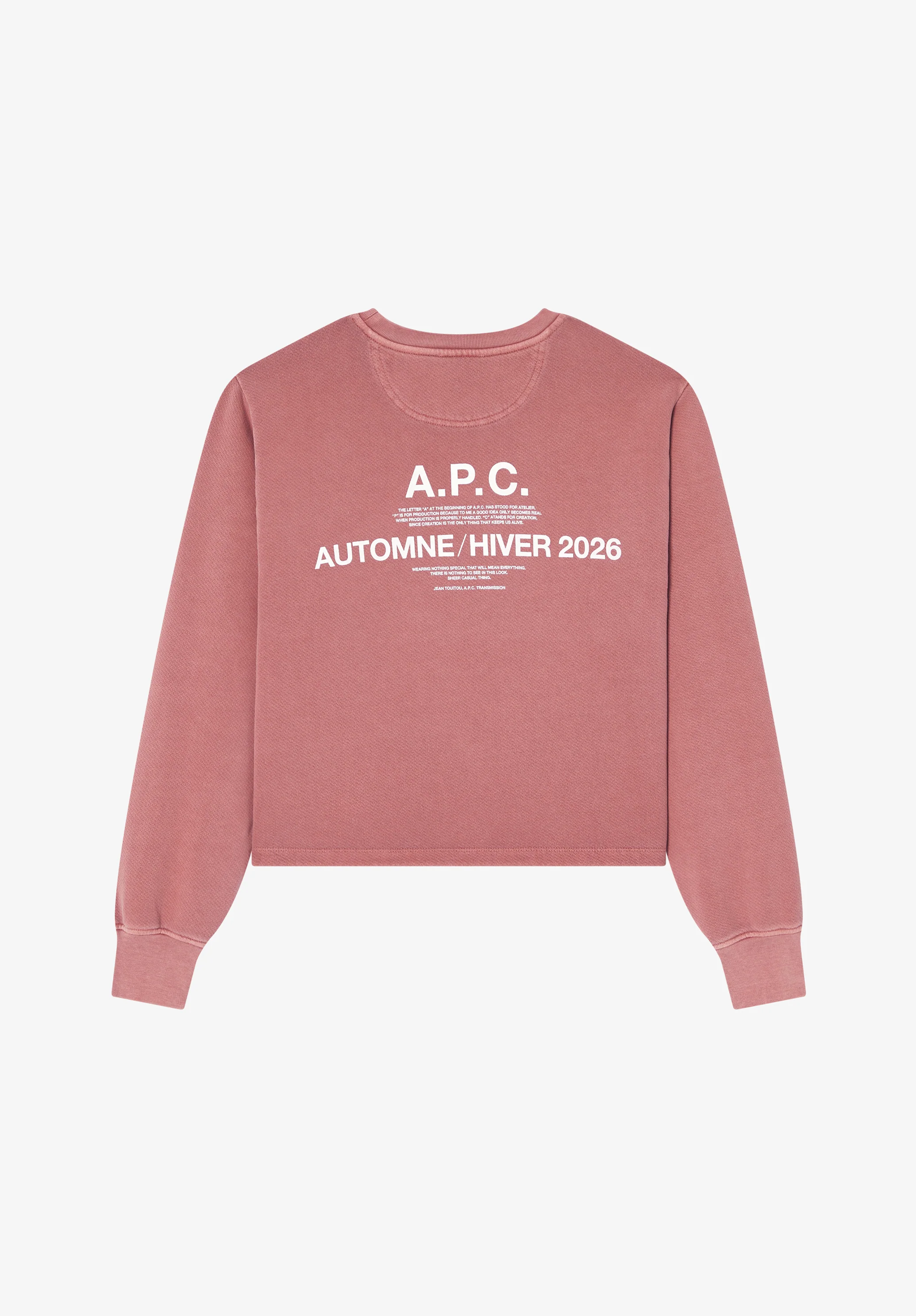 Boxy A.P.C. Autumn 26 Sweatshirt