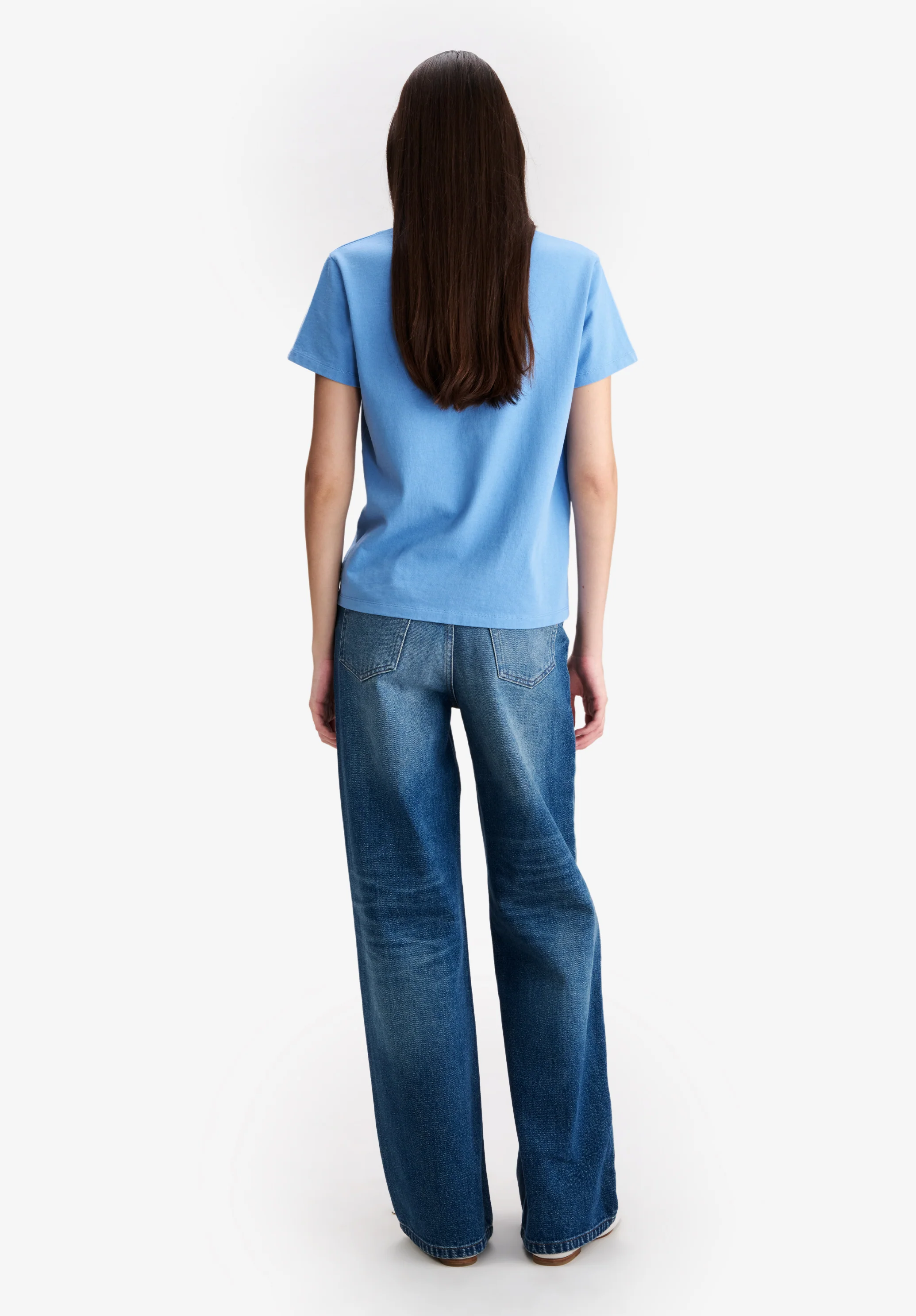 T-Shirt With Vintage-Effect A.P.C. Logo