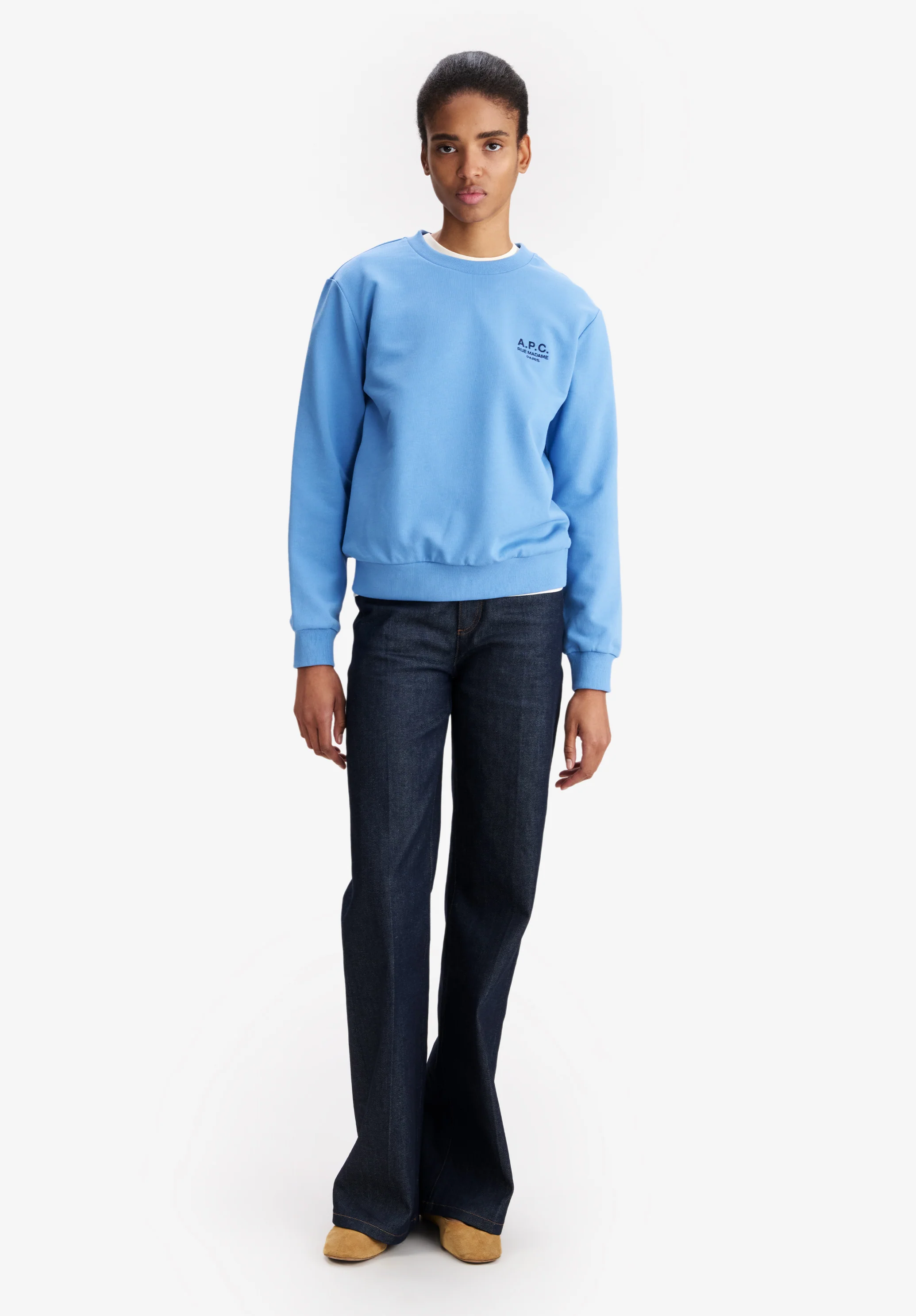 Sweatshirt With A.P.C. Rue Madame Logo (W)