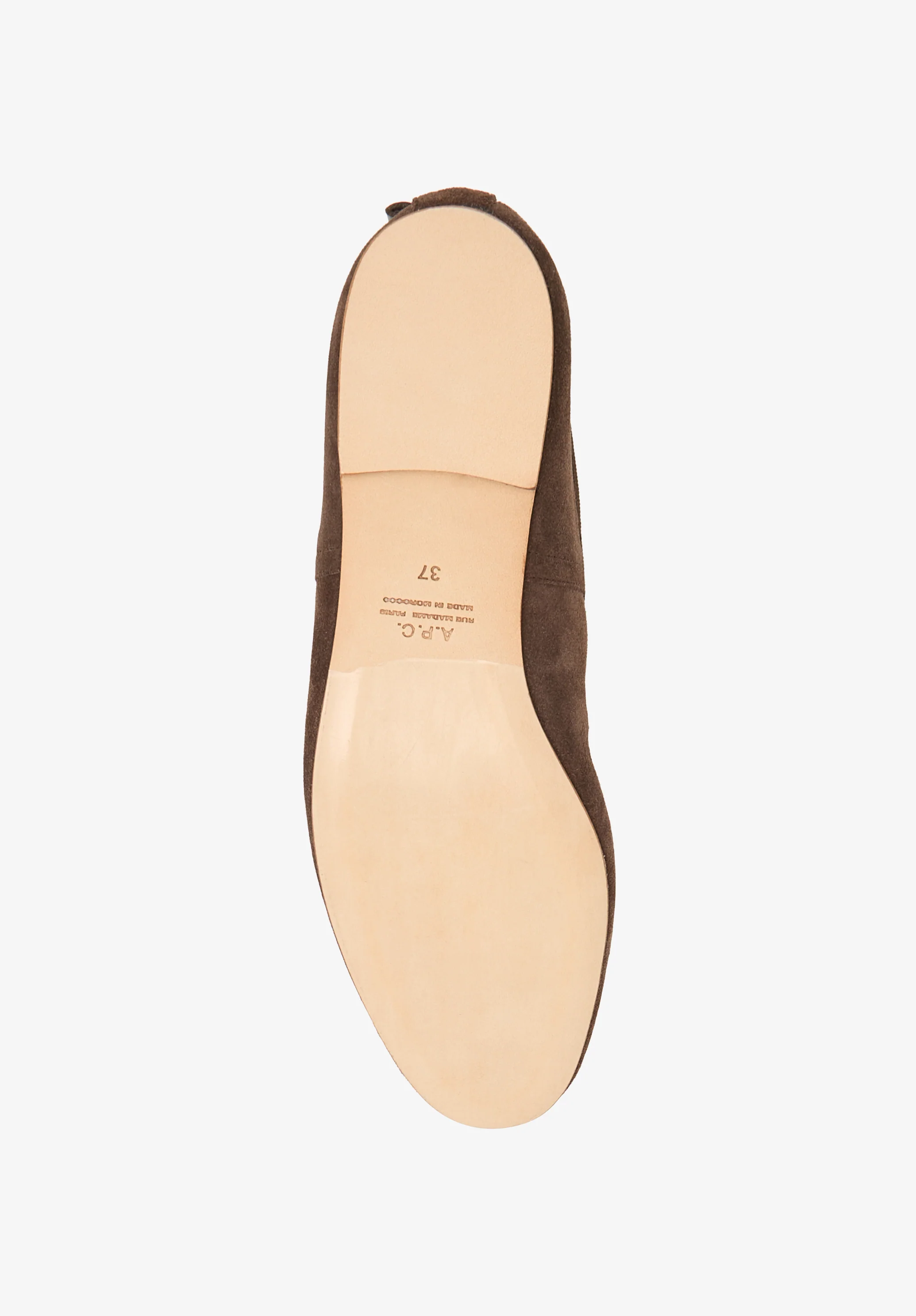 Split Leather Ballet Flats