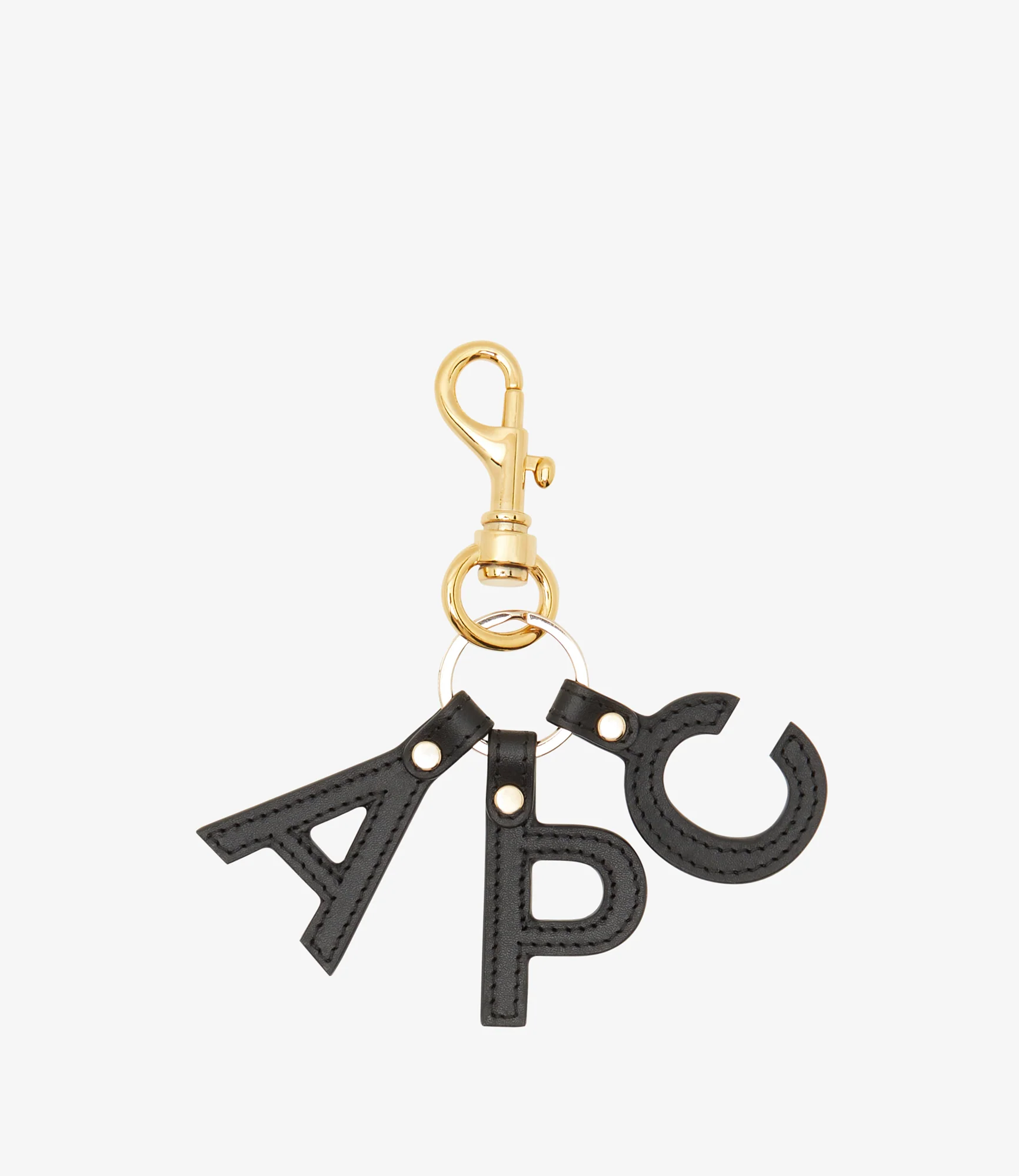 A.P.C. letters key ring