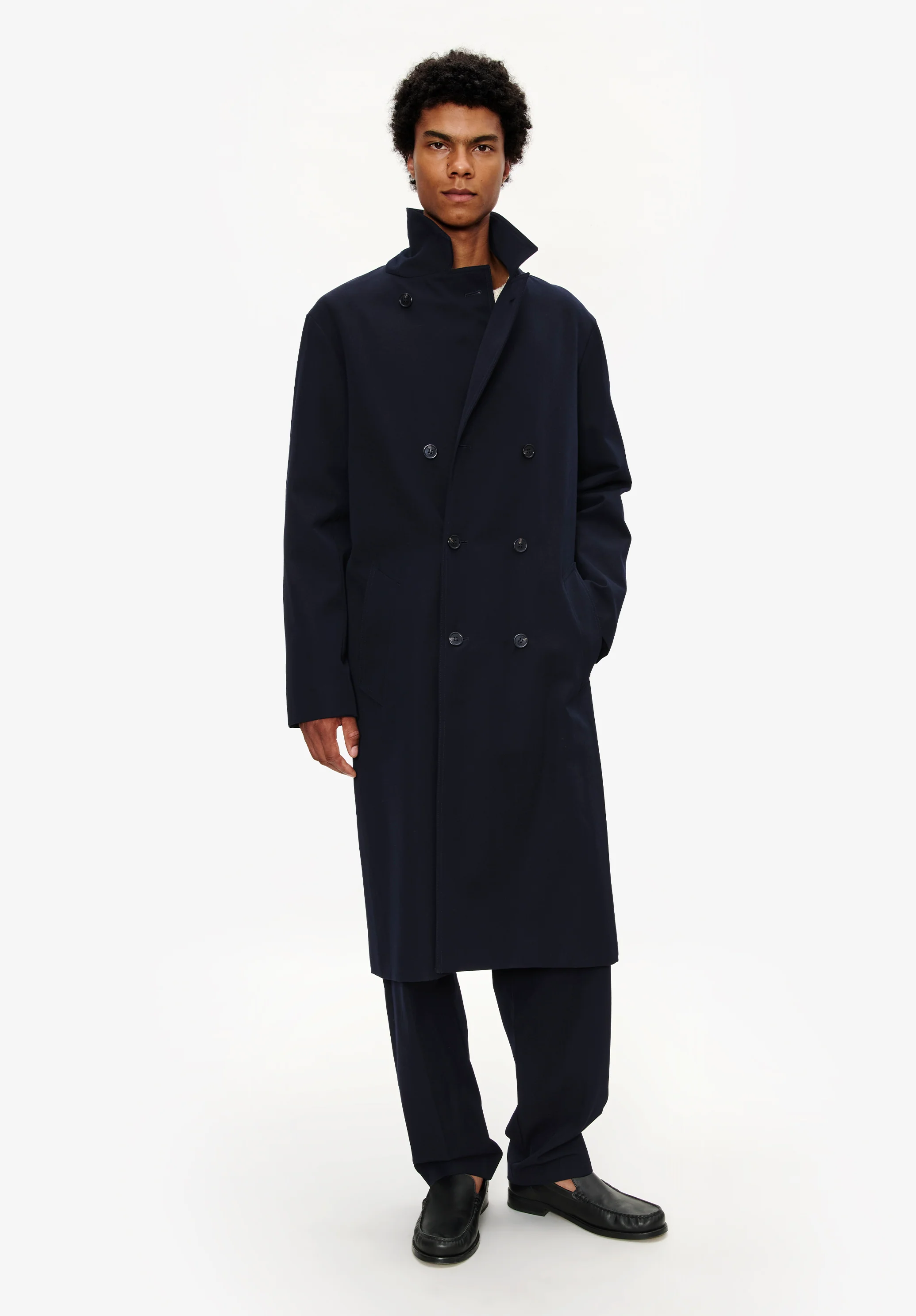 Double-breasted coat