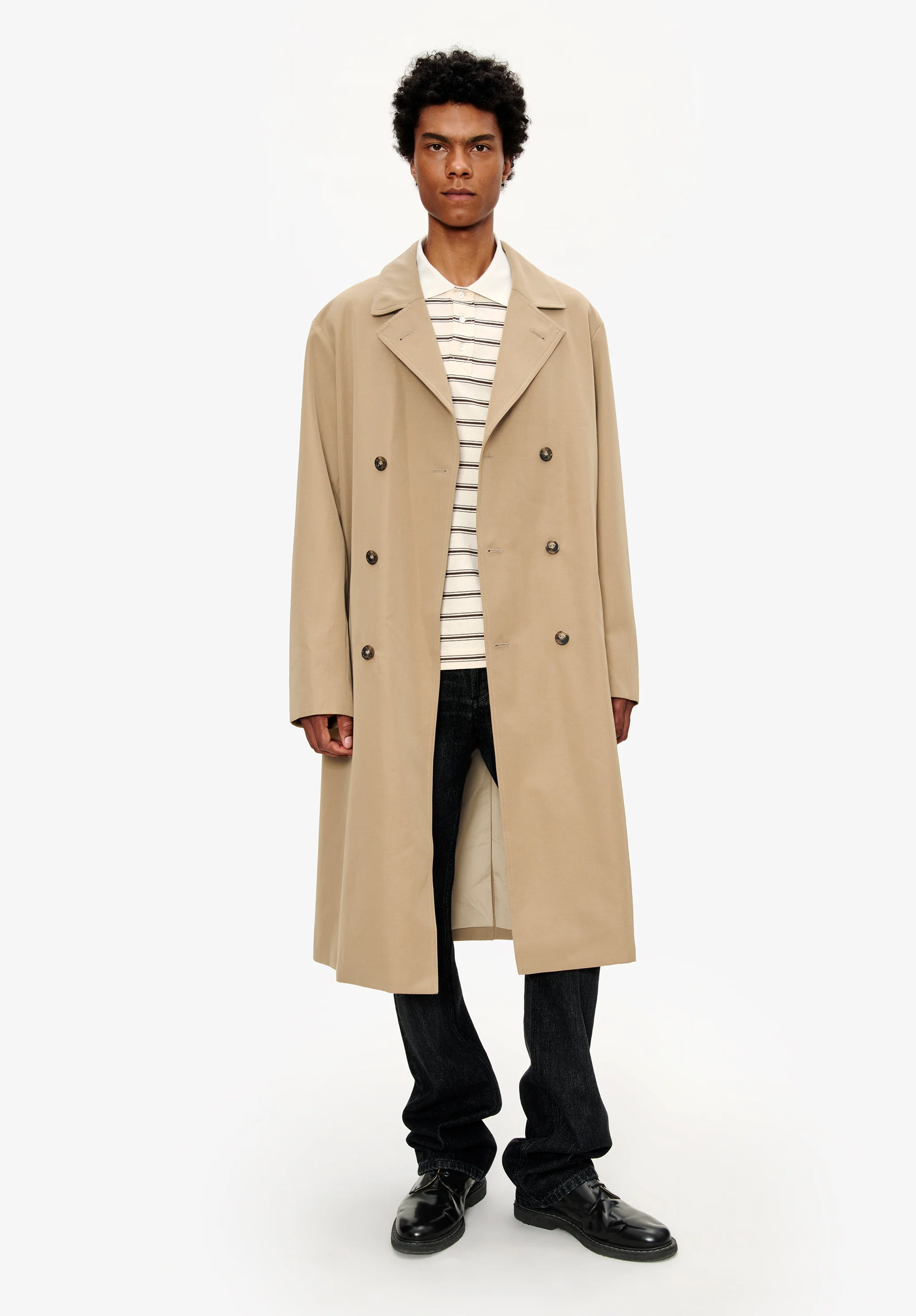 Double-breasted coat