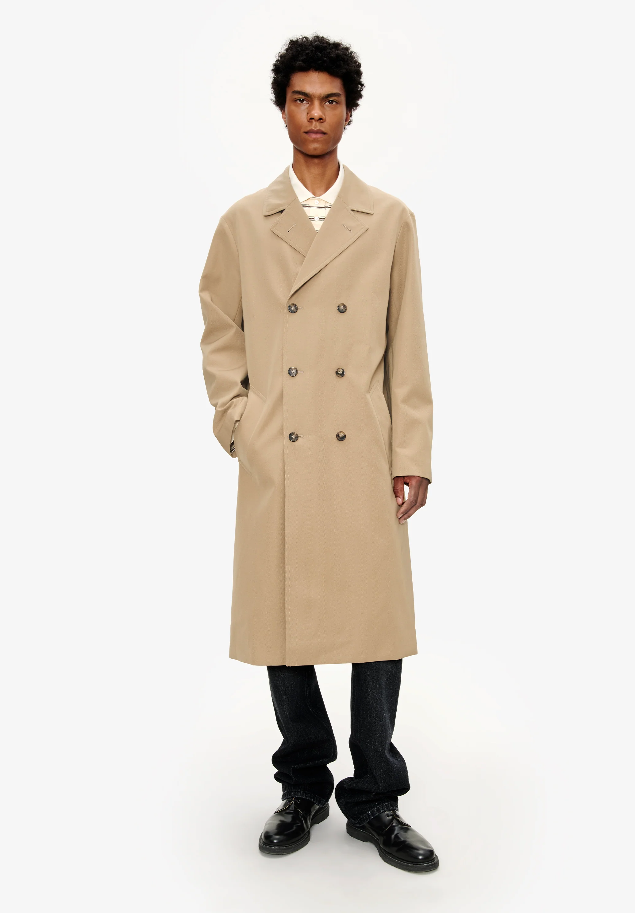 Double-breasted coat