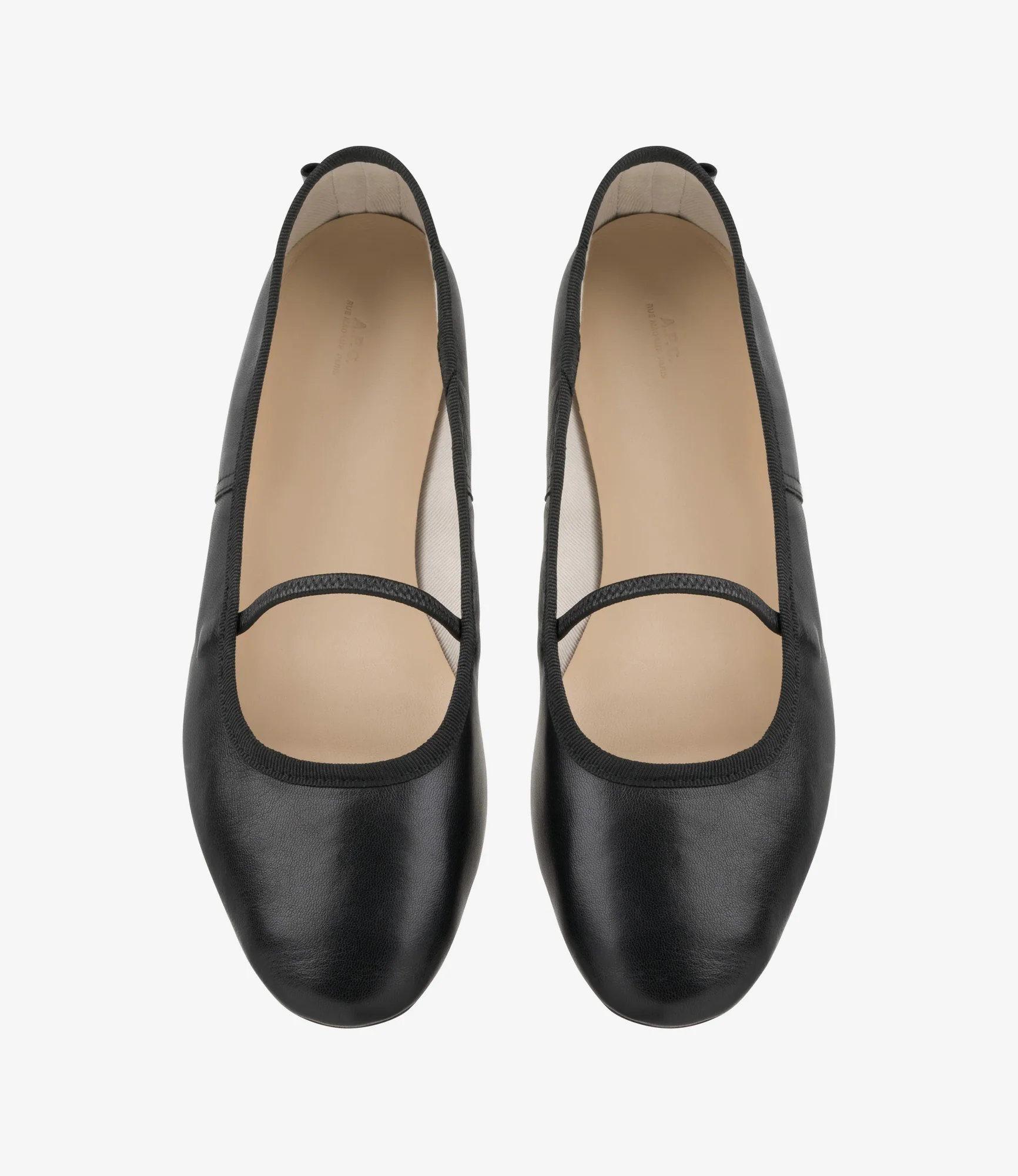 Swan ballet flats