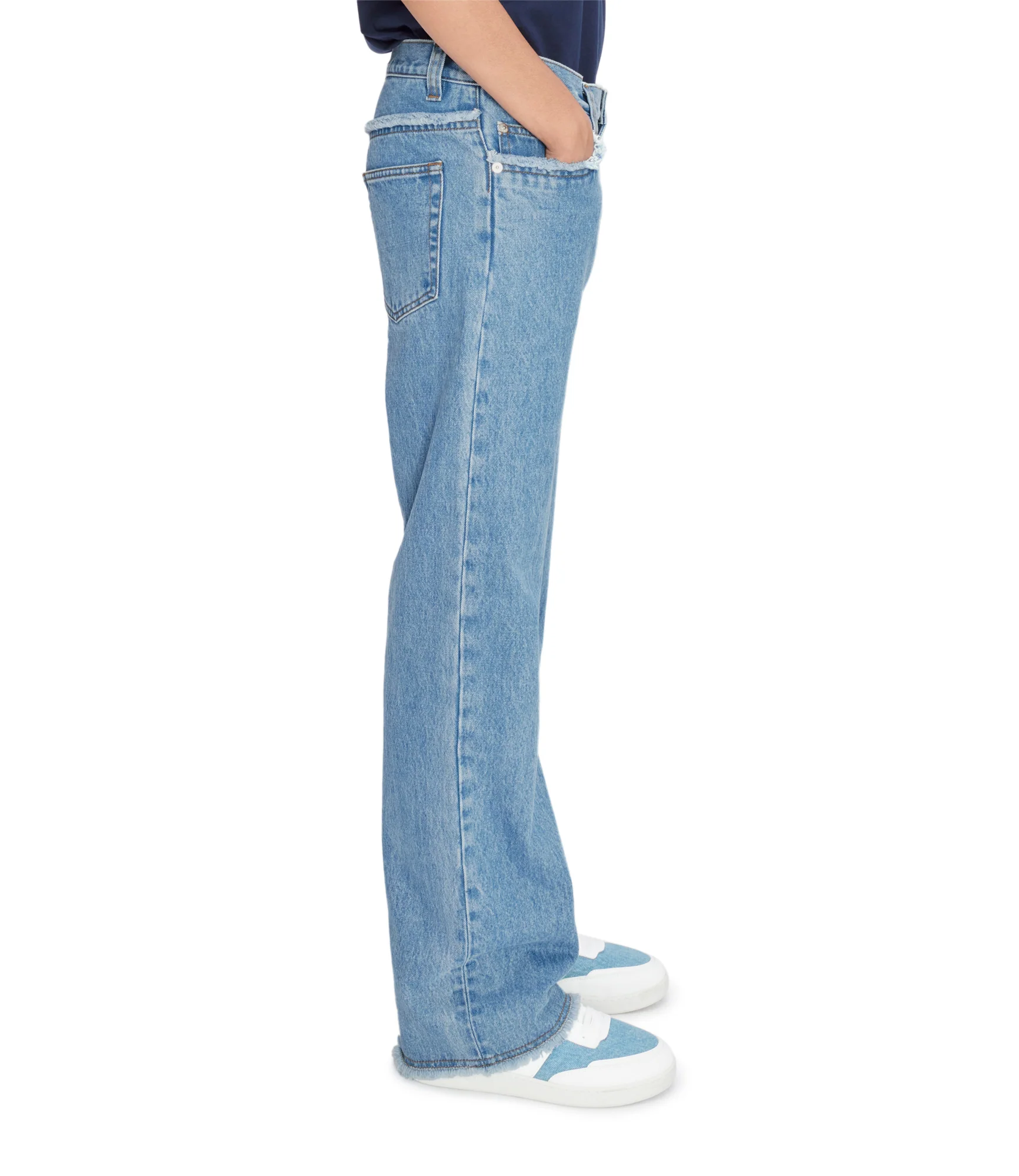 Relaxed Raw Edge F jeans