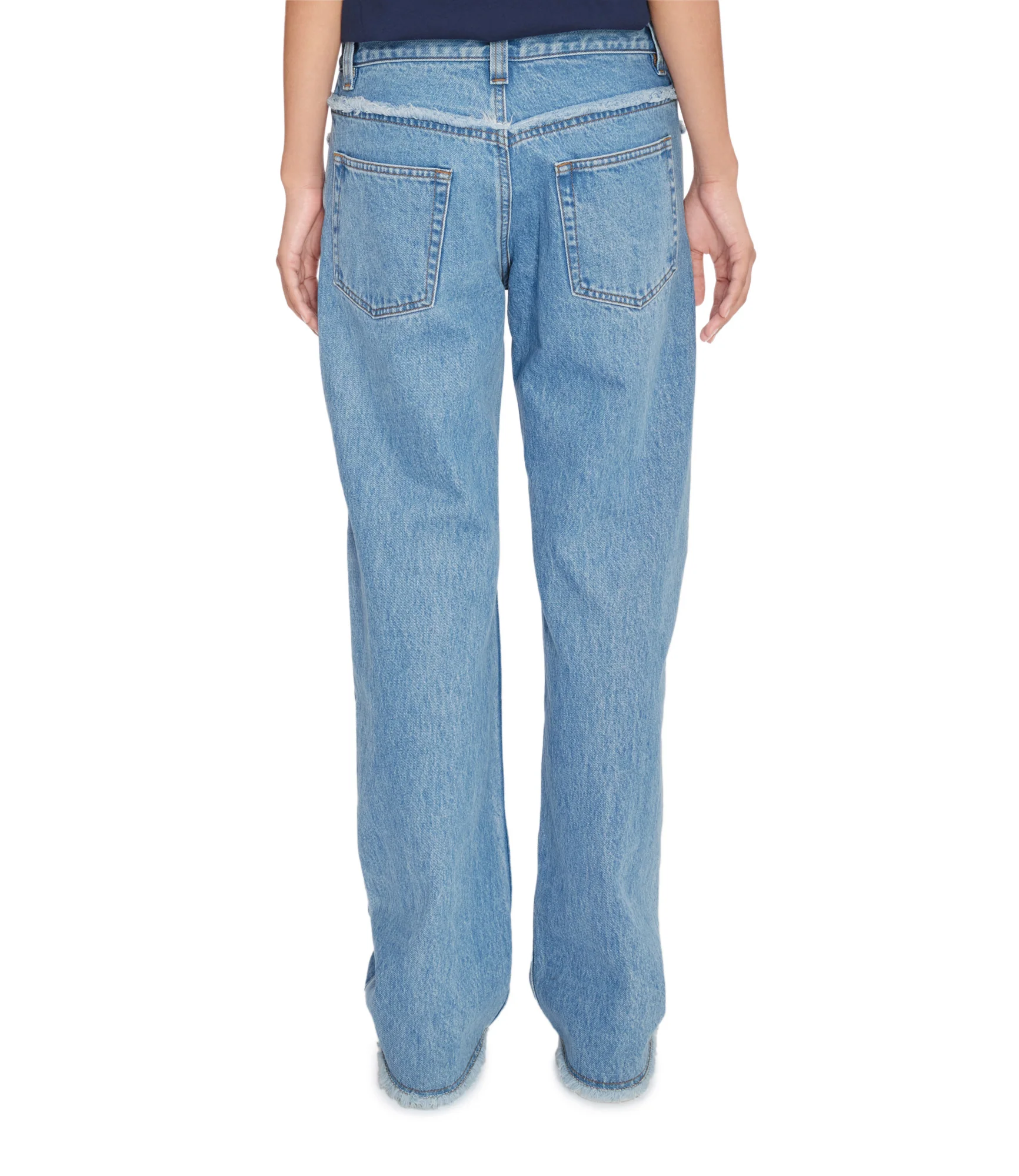 Relaxed Raw Edge F jeans
