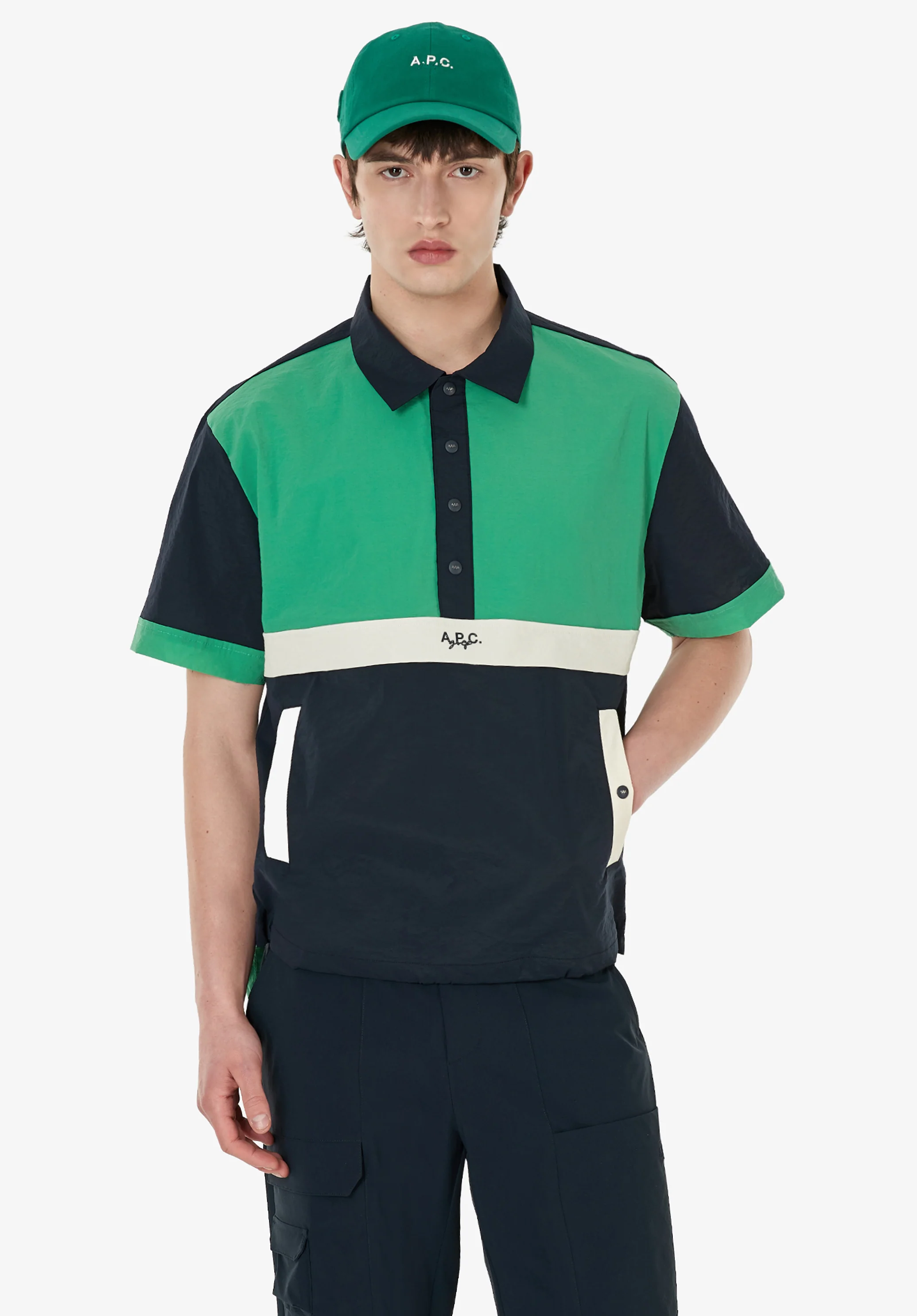 Short sleeve windbreaker jacket A.P.C. Golf