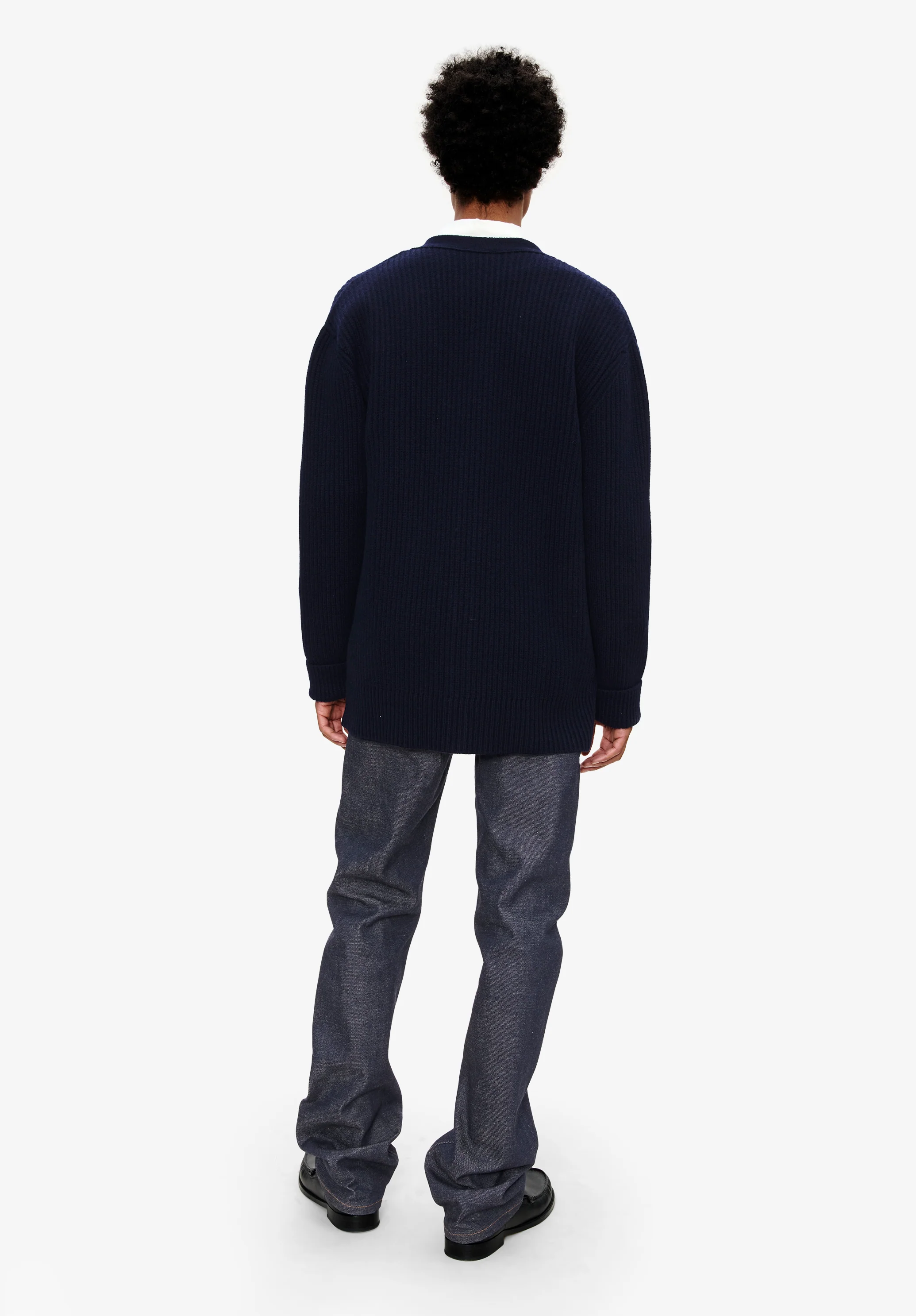 Wool-cashmere cardigan (M)