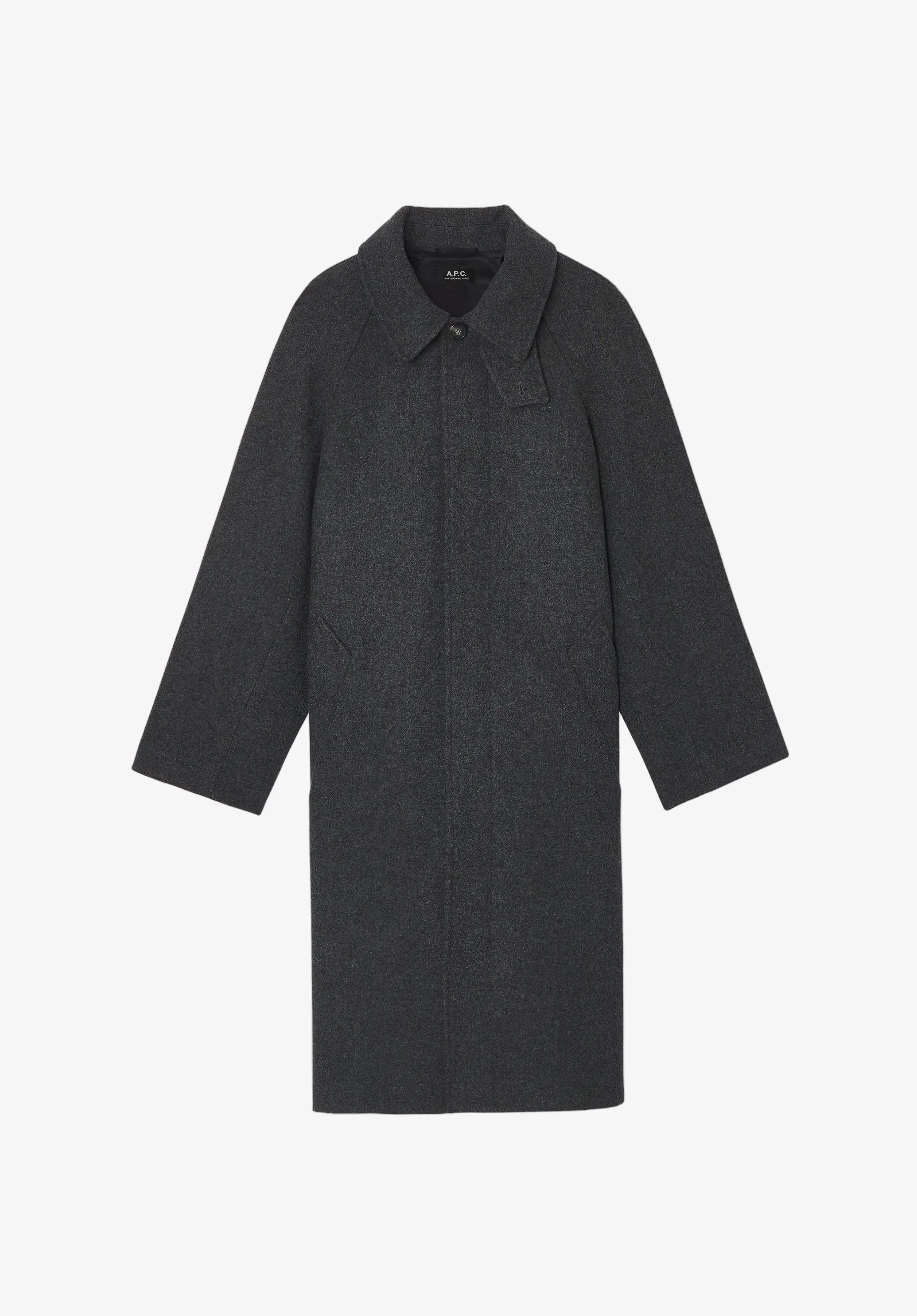Raglan sleeve coat