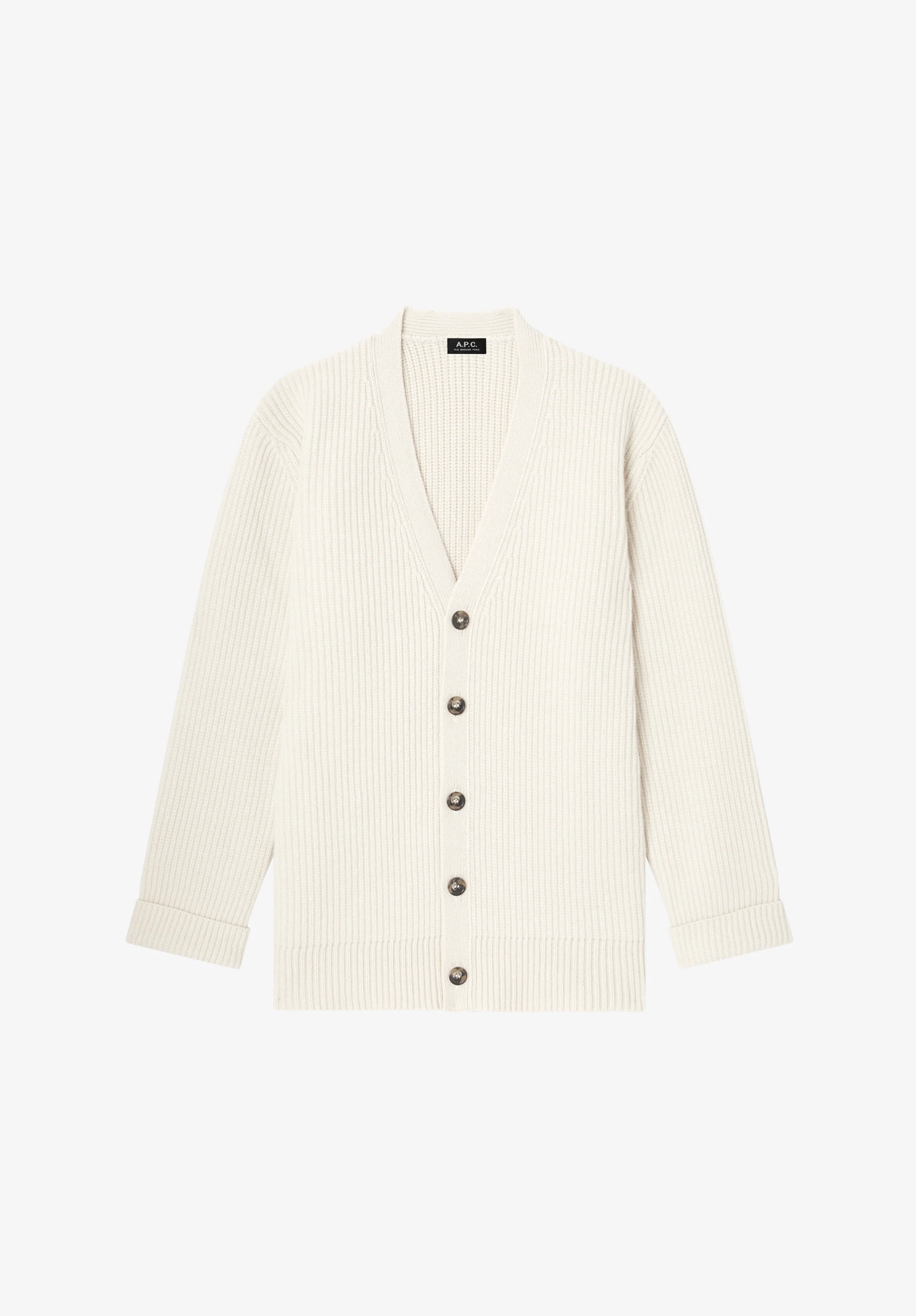 Wool-cashmere cardigan (M)