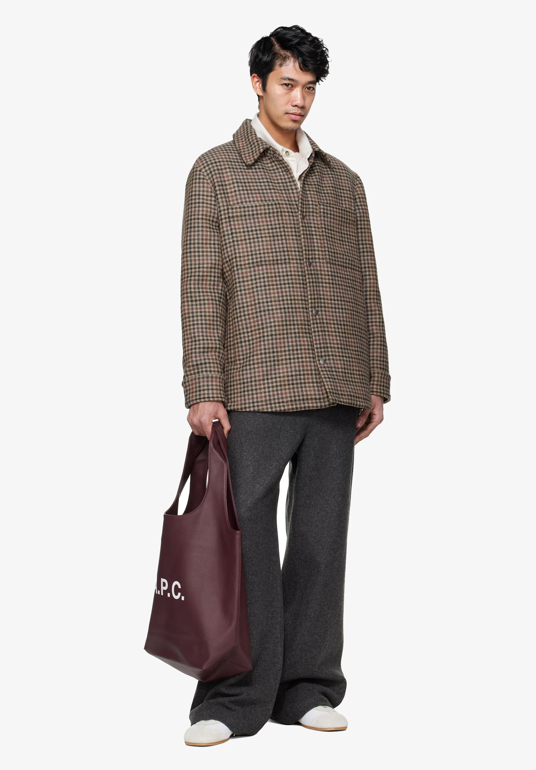 Tartan wool jacket