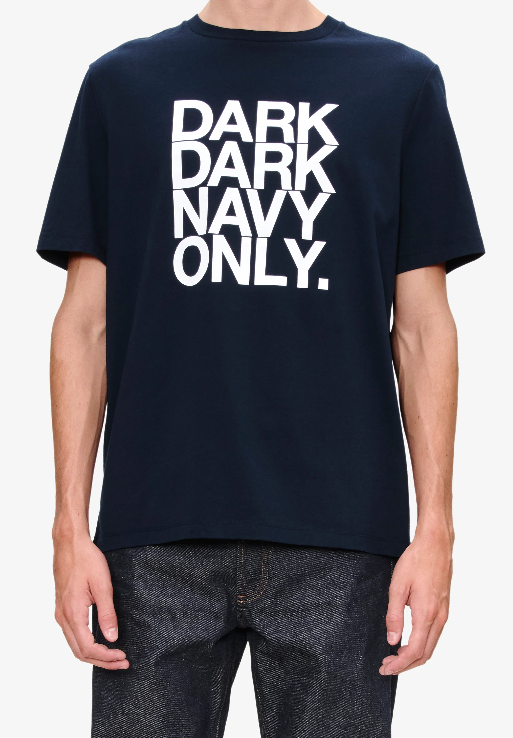 Dark dark navy only T-shirt (M)