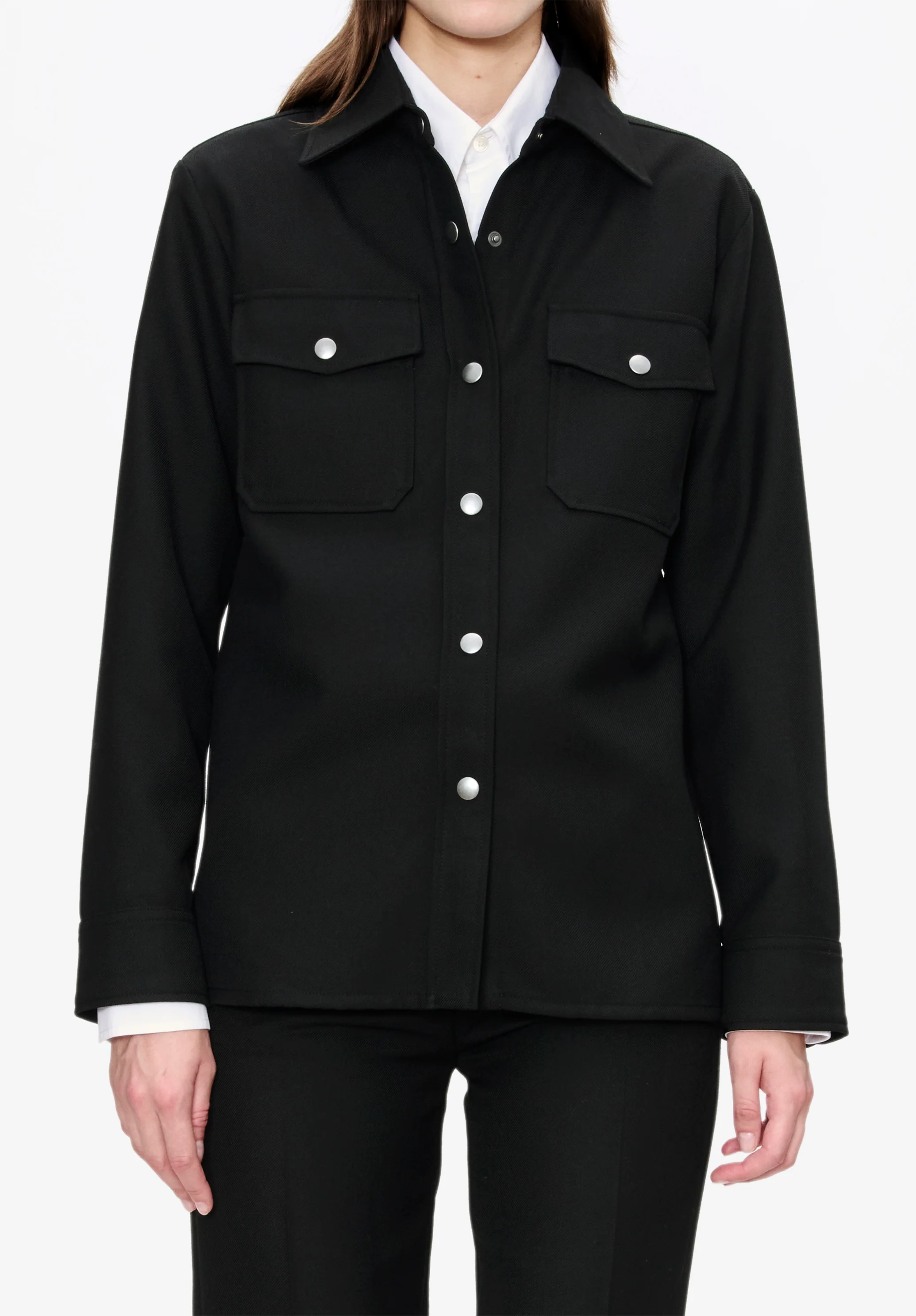 Wool overshirt