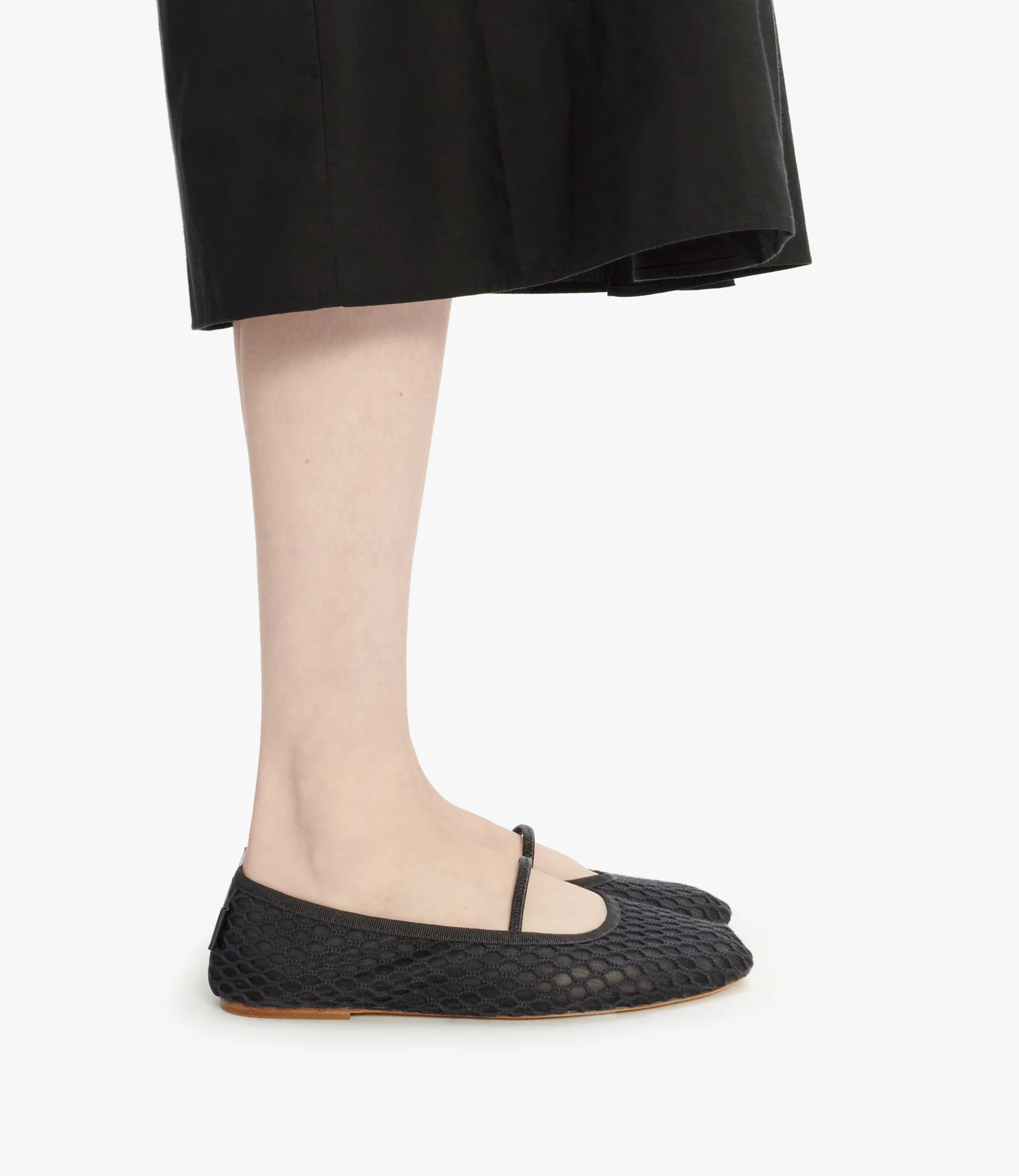 Swan ballet flats