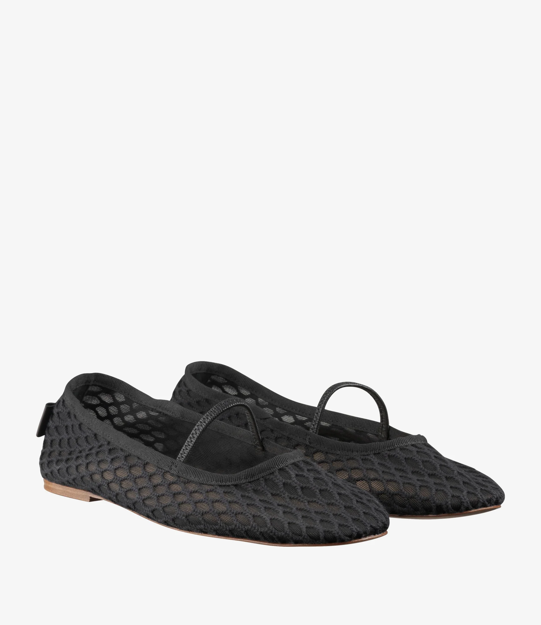 Swan ballet flats