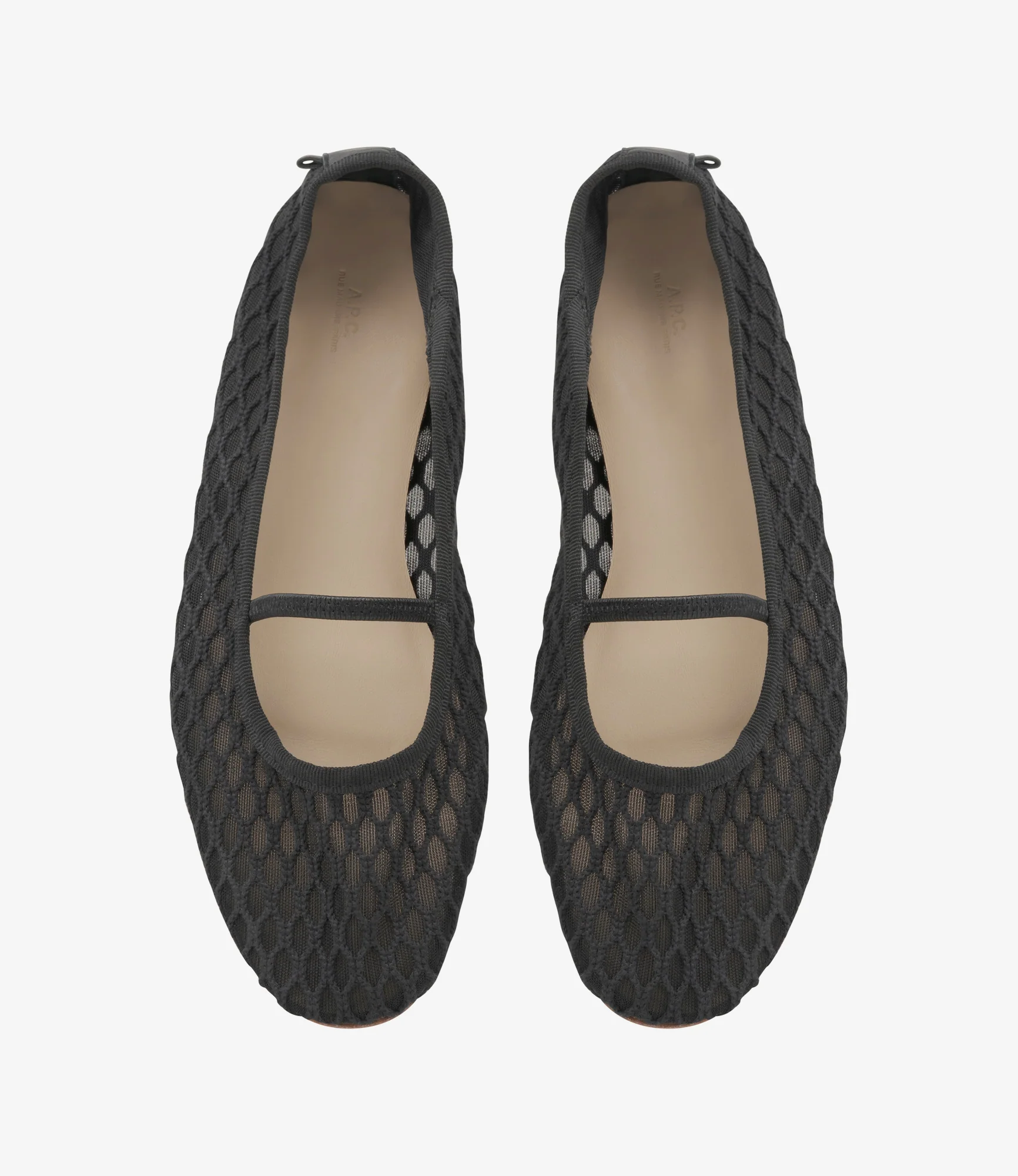 Swan ballet flats