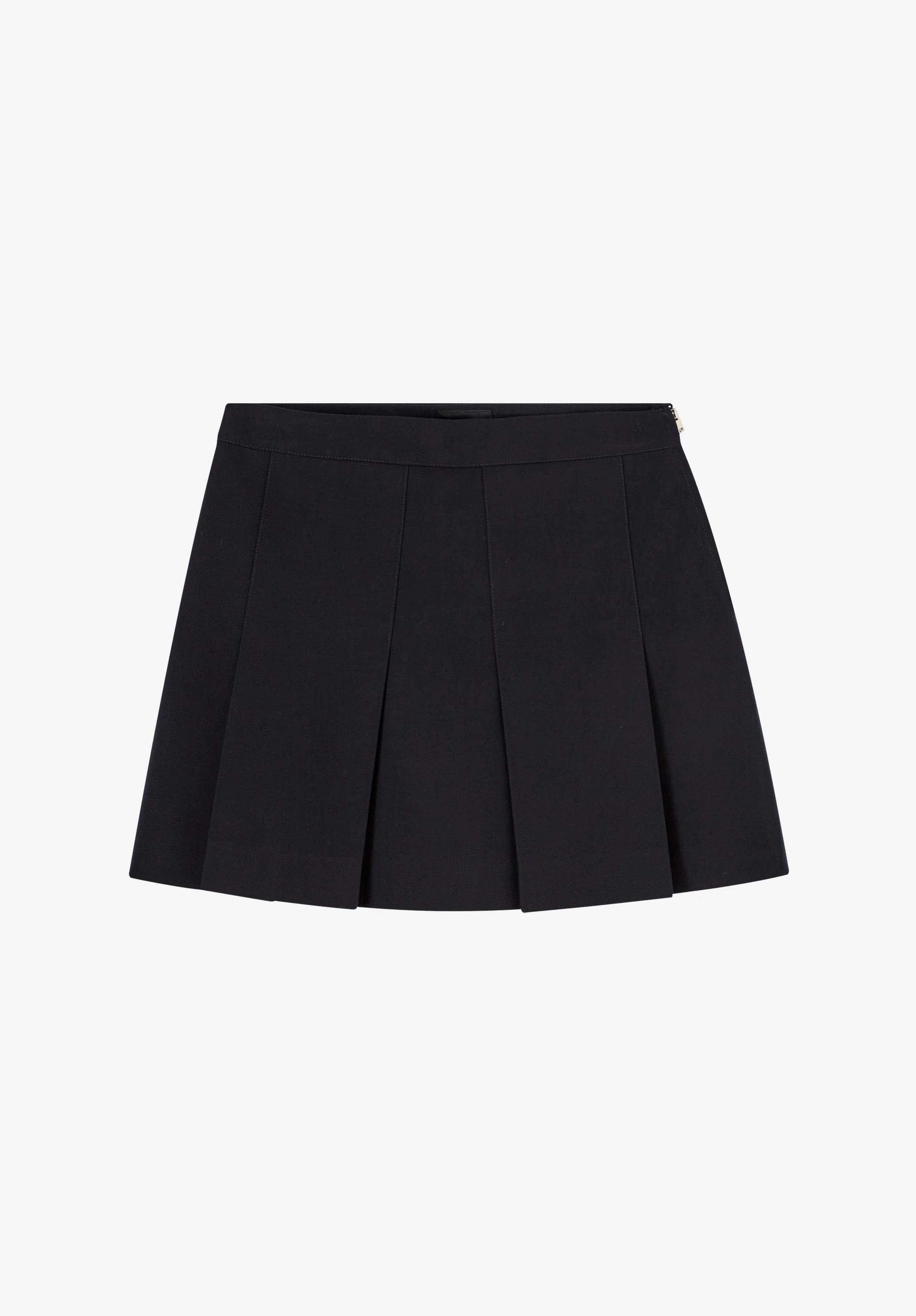 Pleated mini skirt