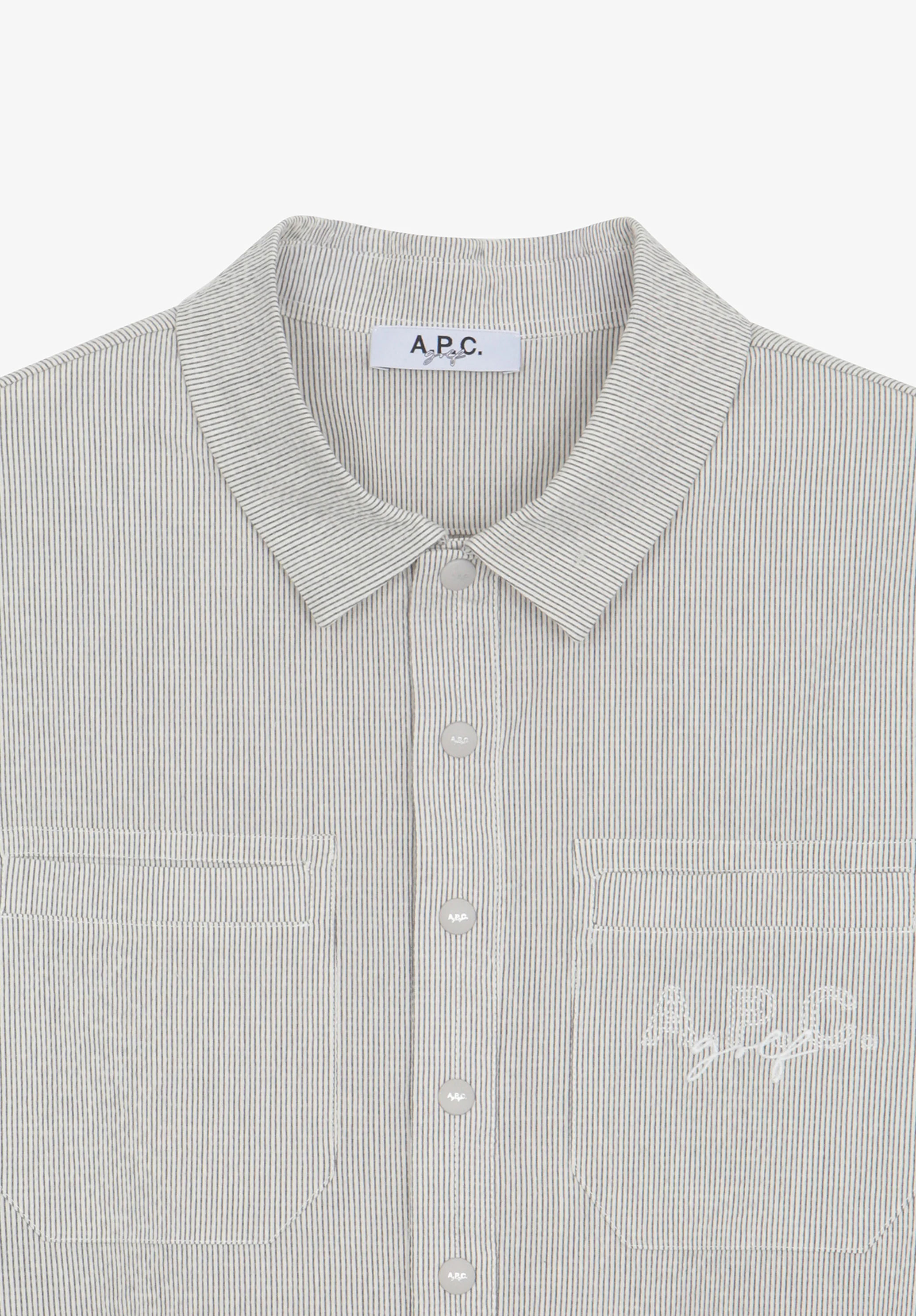 Seersucker polo A.P.C. Golf