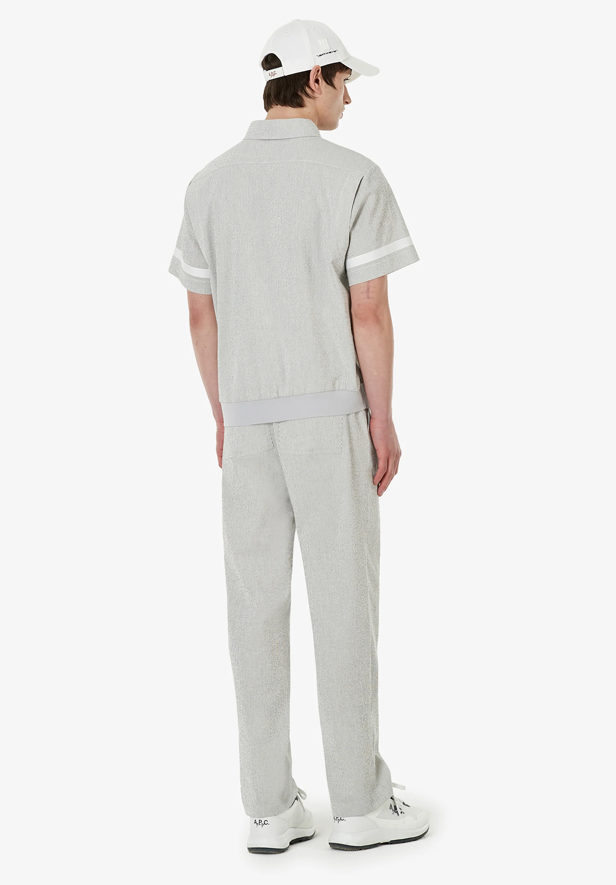 Seersucker polo A.P.C. Golf