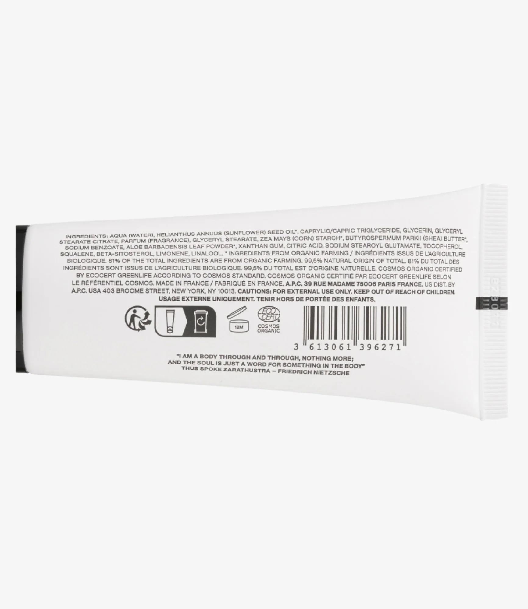 Hand Cream - Cosmos Organic