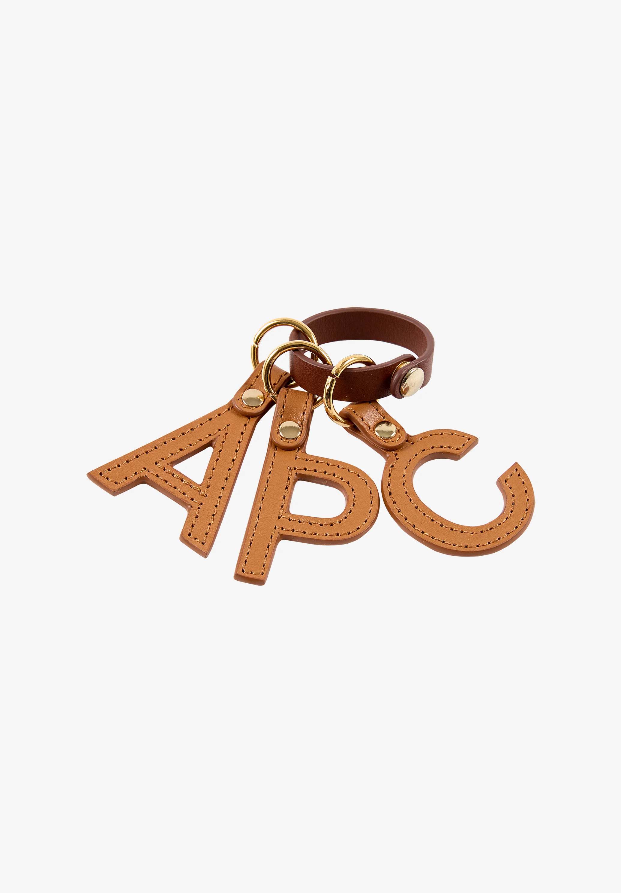 A.P.C. letters key ring