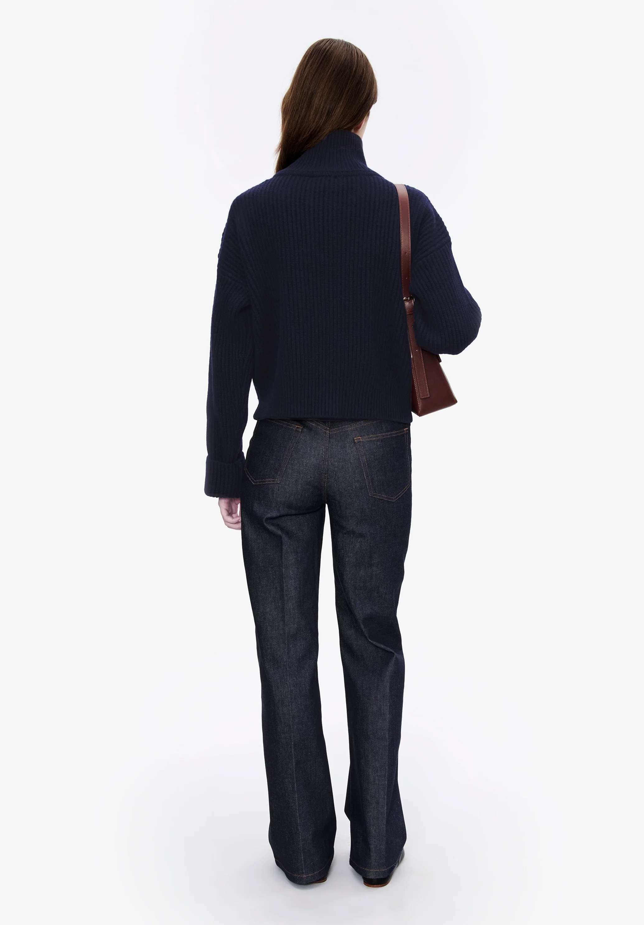 Wide-rib sweater