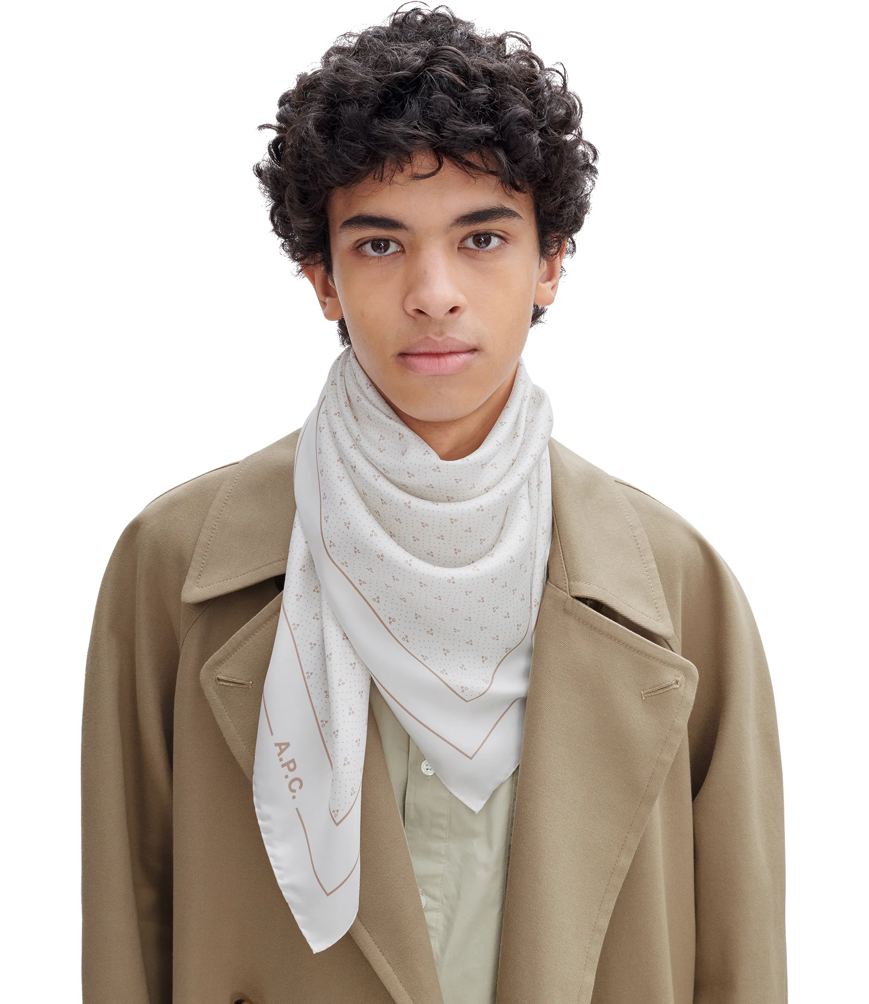 Monogram scarf