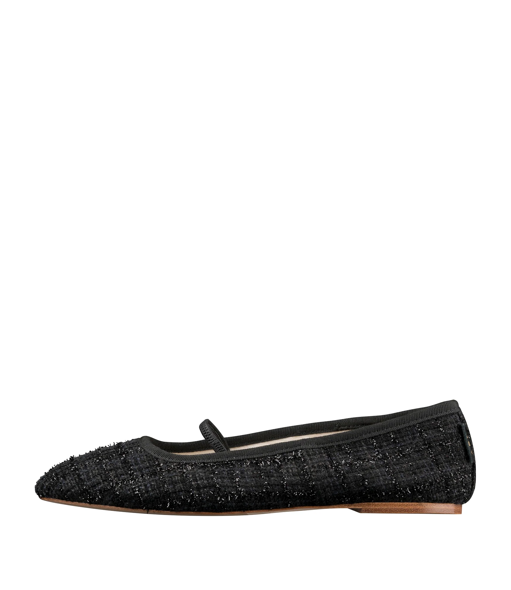 Swan ballet flats