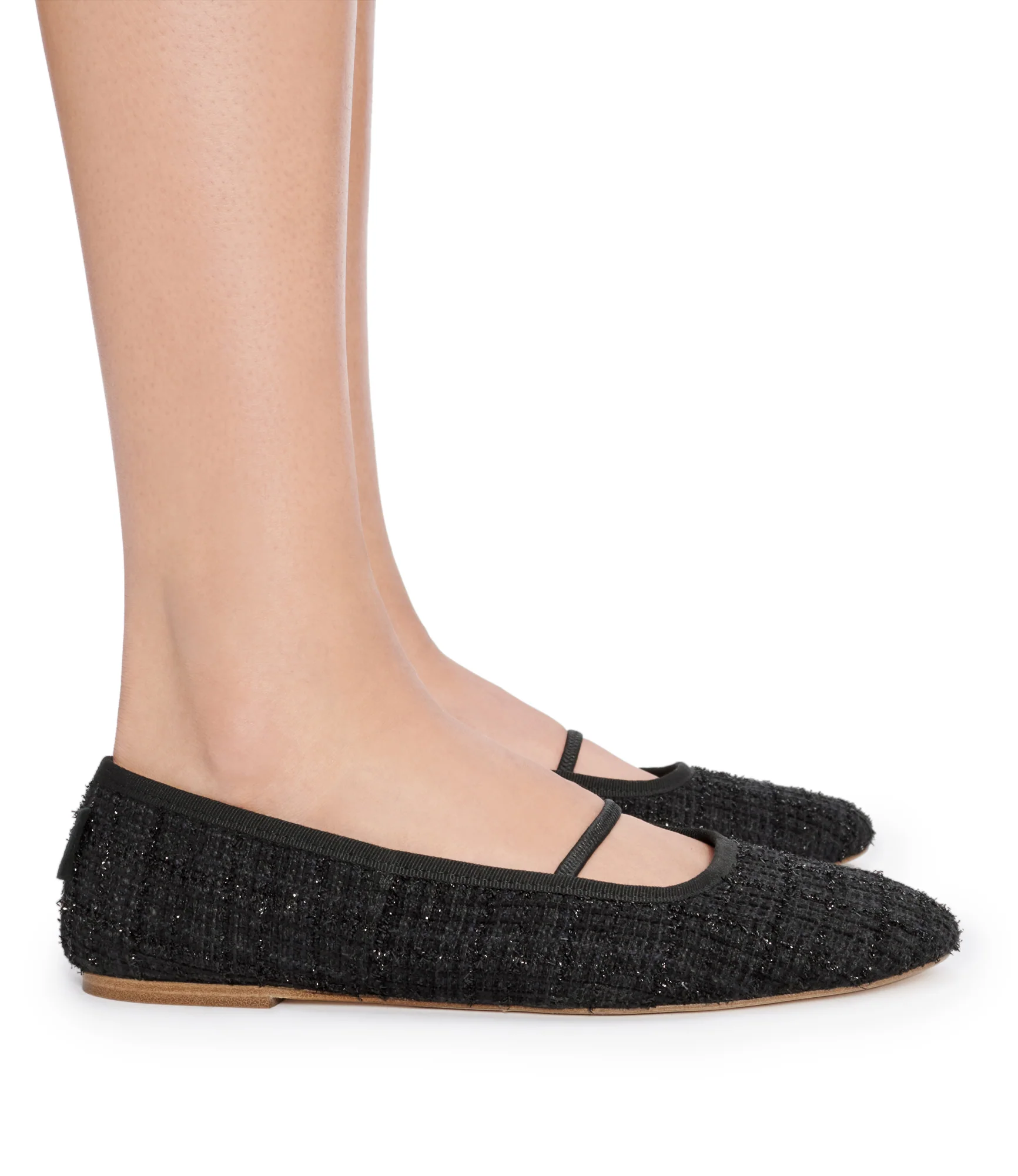 Swan ballet flats