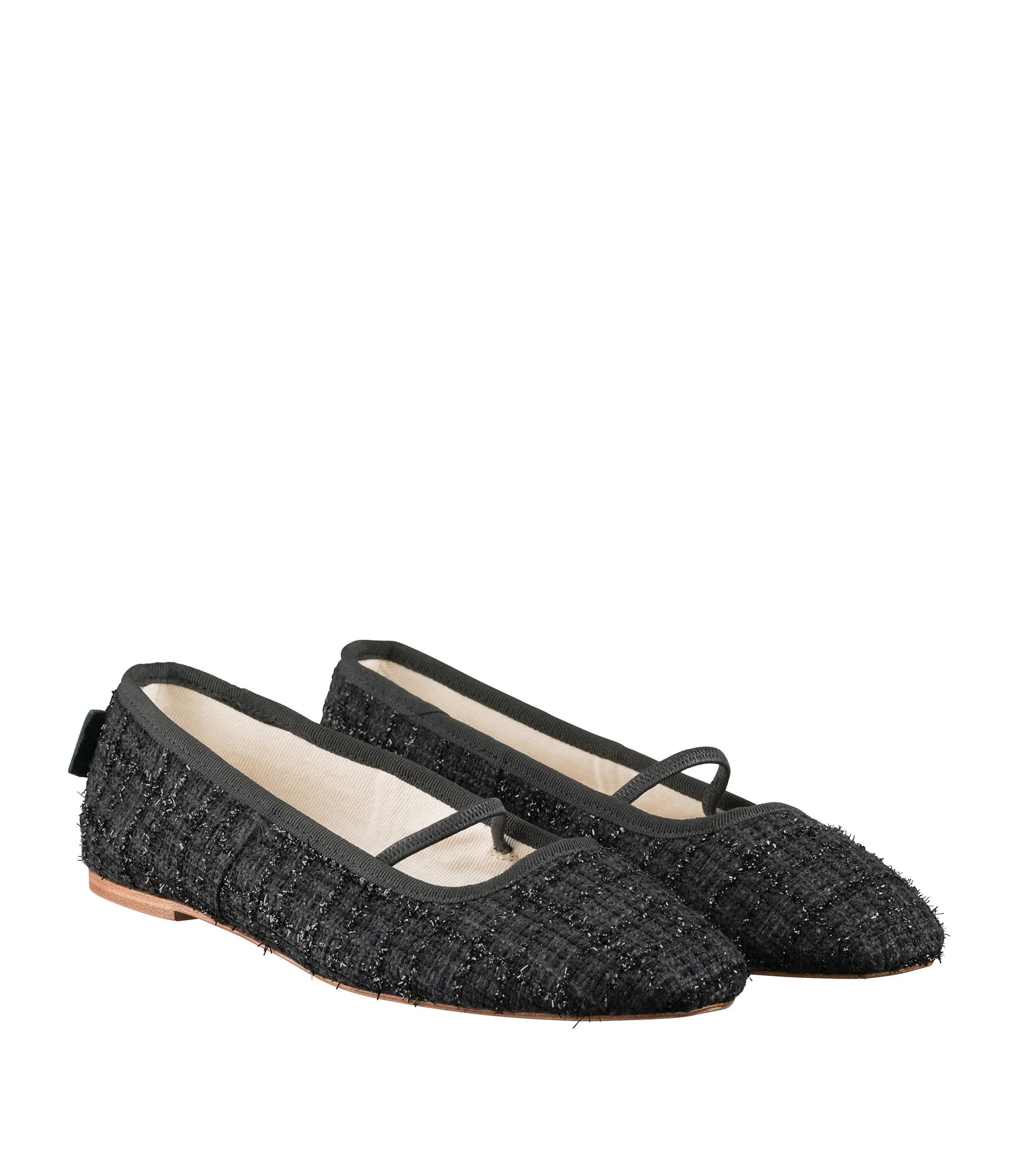 Swan ballet flats